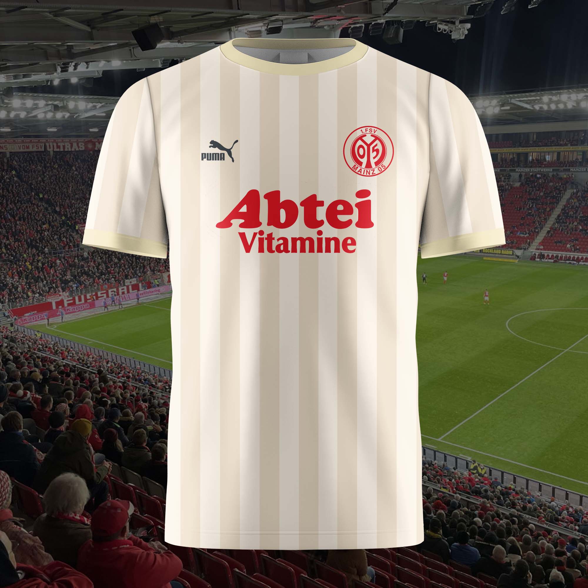 Mainz 1988-89 Home Kit Retro Shirt PT57695