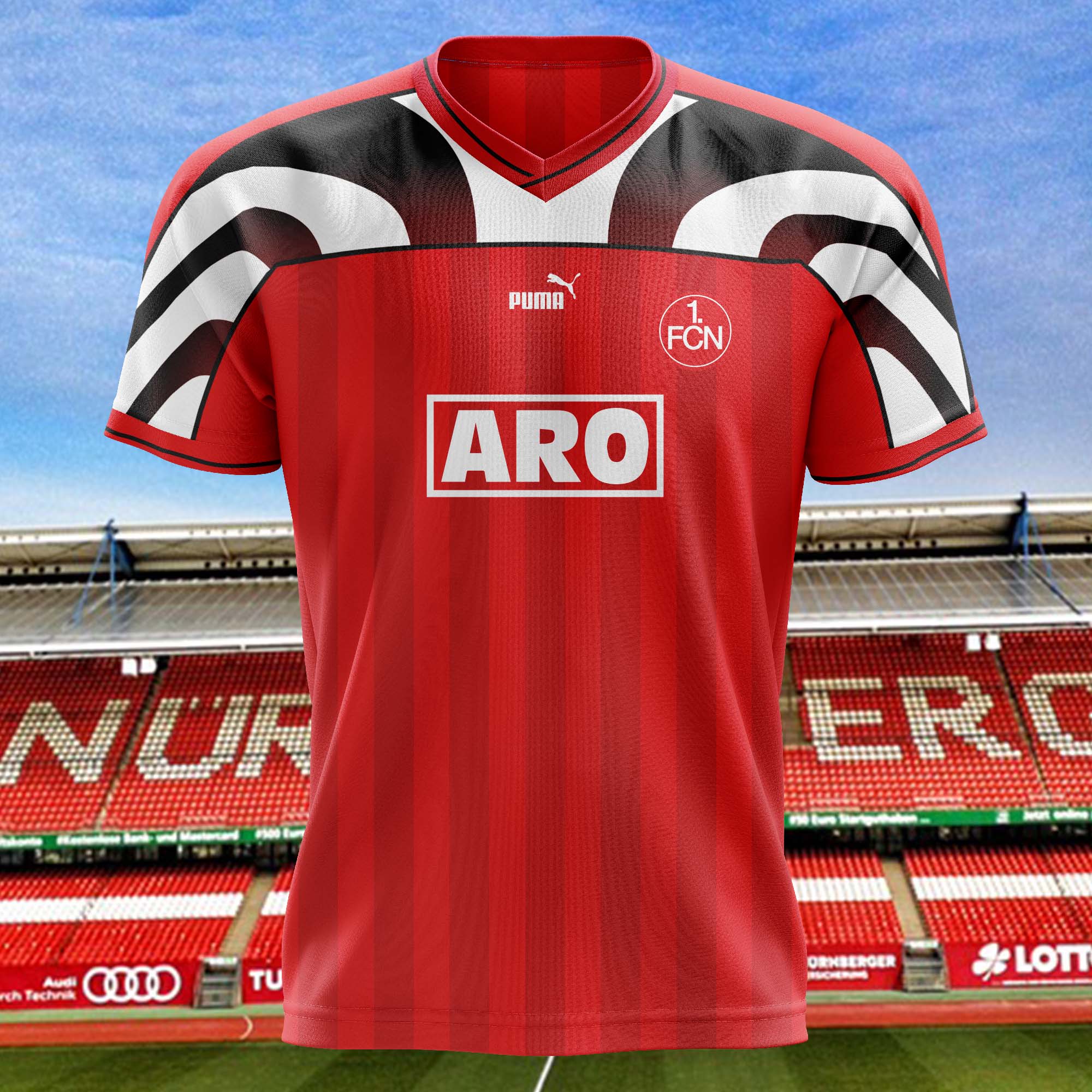 1. FC Nürnberg 1995-96 Home Kit Retro Shirt PT57682