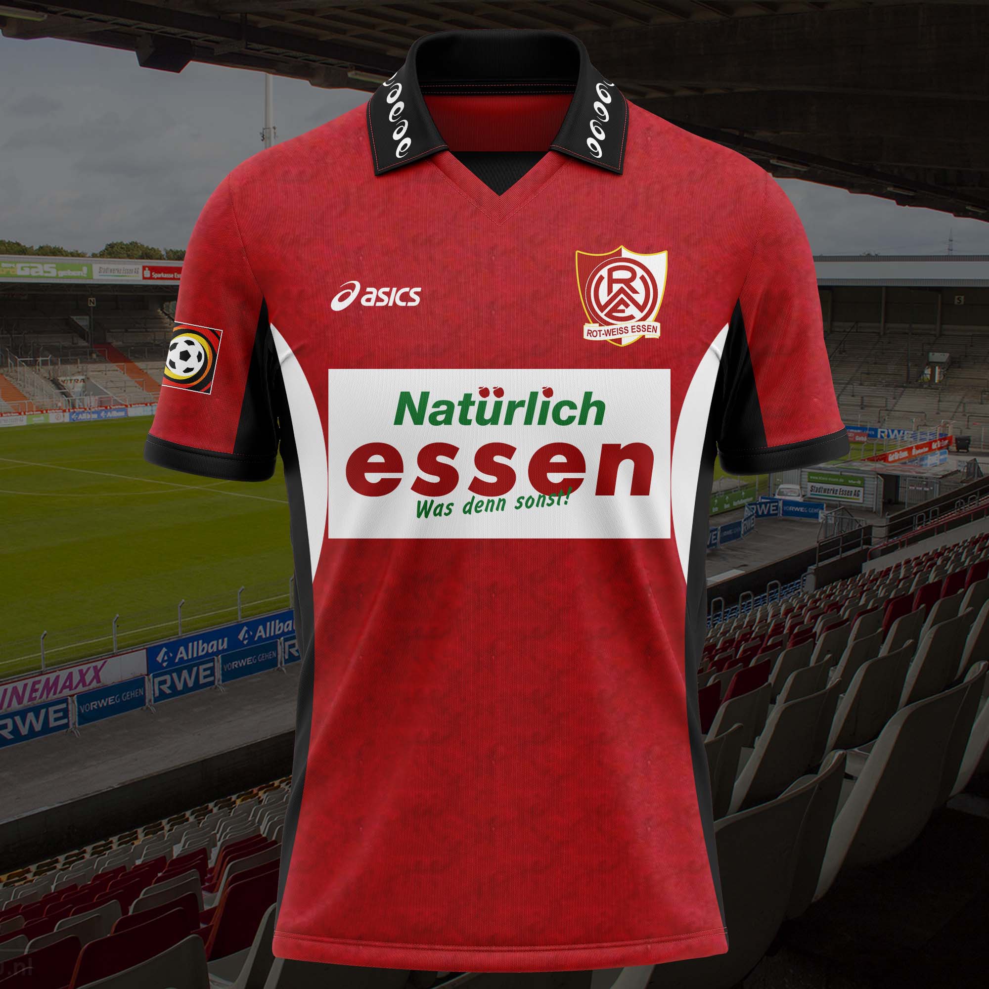 Rot-Weiss Essen 1995-96 Away Kit Retro Shirt PT57685