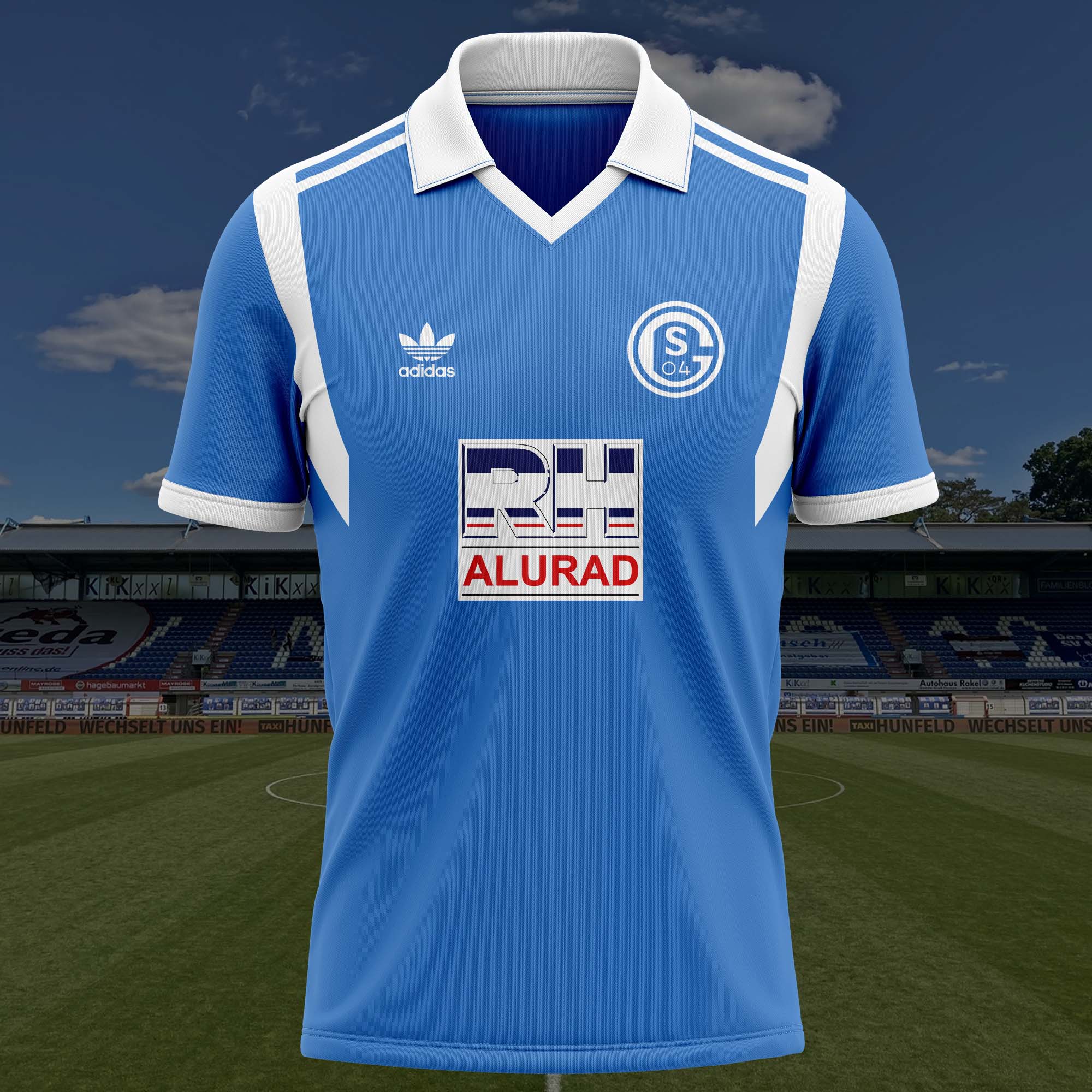 Schalke 04 1988-89 Home Kit Retro Shirt PT57702