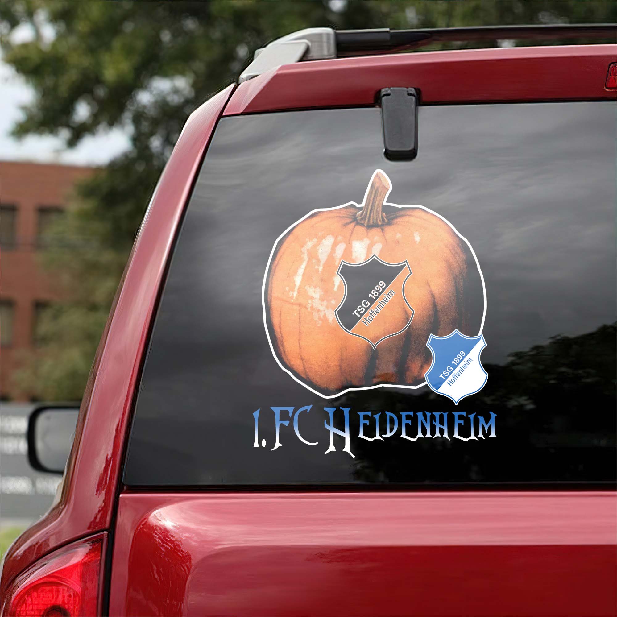 TSG 1899 Hoffenheim Bundesliga Football Halloween Pumpkin Car Decal PT57756