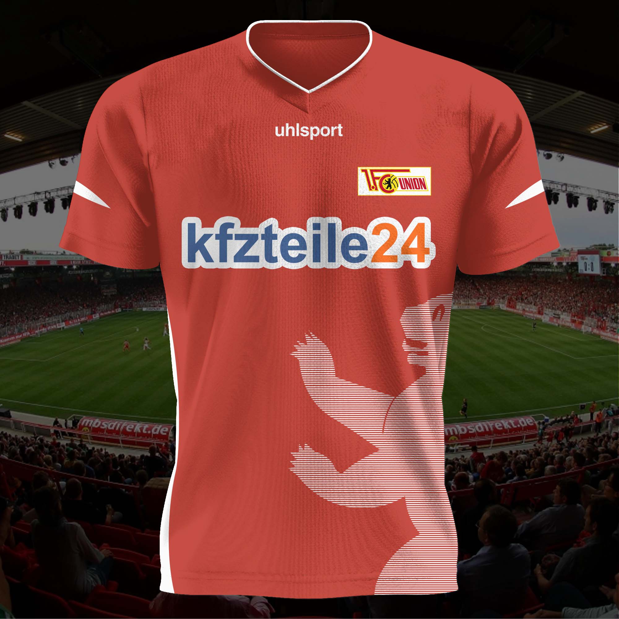 Union Berlin 2011-12 Home Kit Retro Shirt PT57723