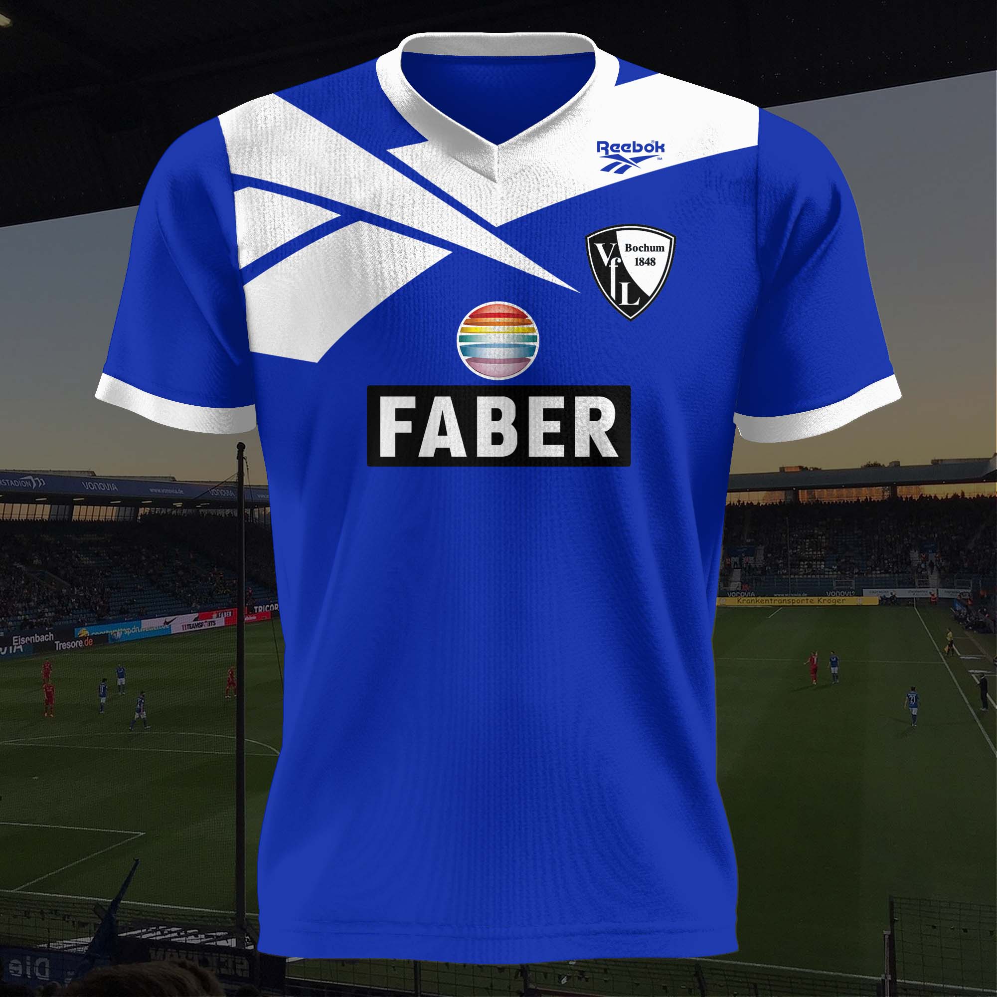 VfL Bochum 1995-96 Home Kit Retro Shirt PT57688