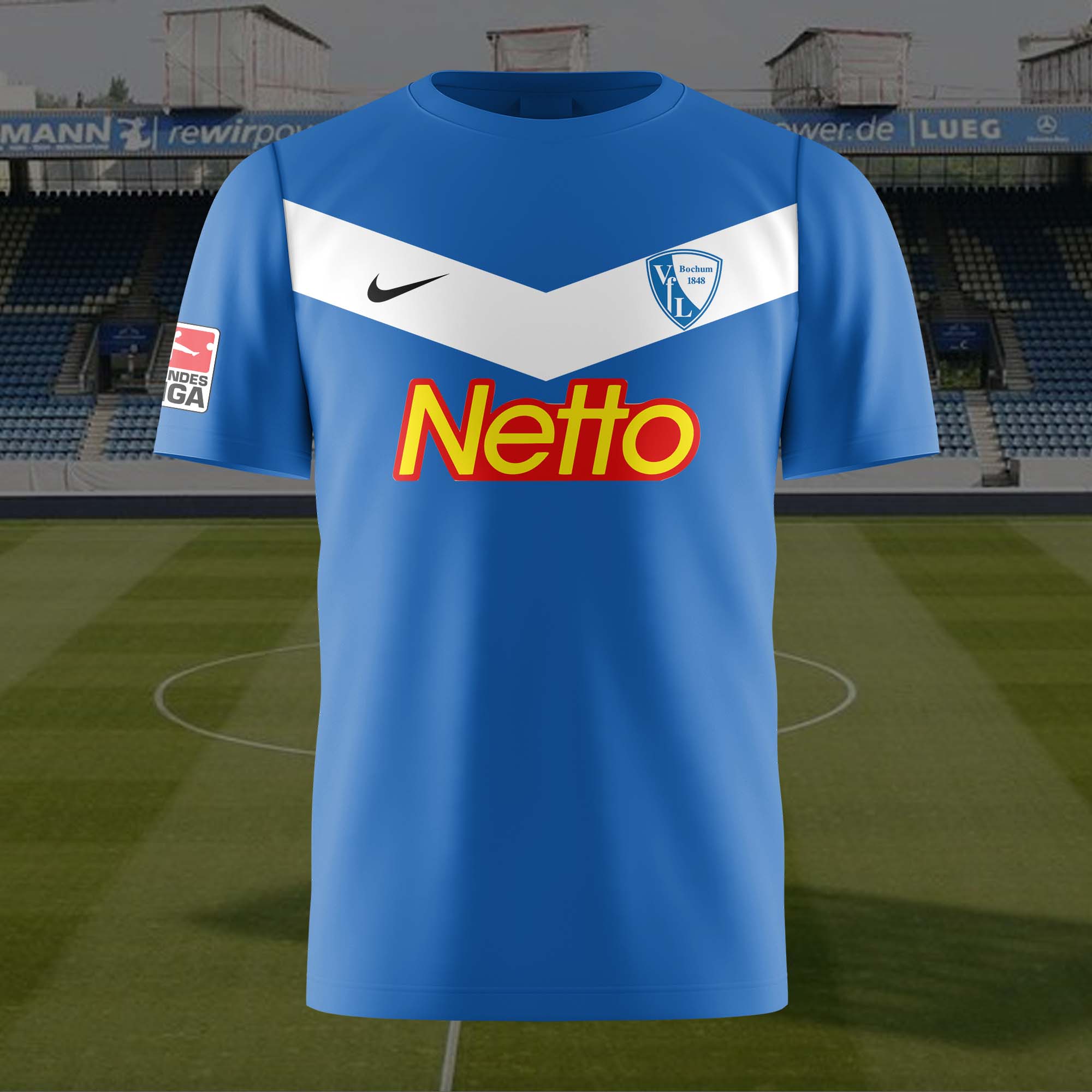 VfL Bochum 2011-12 Home Kit Retro Shirt PT57724