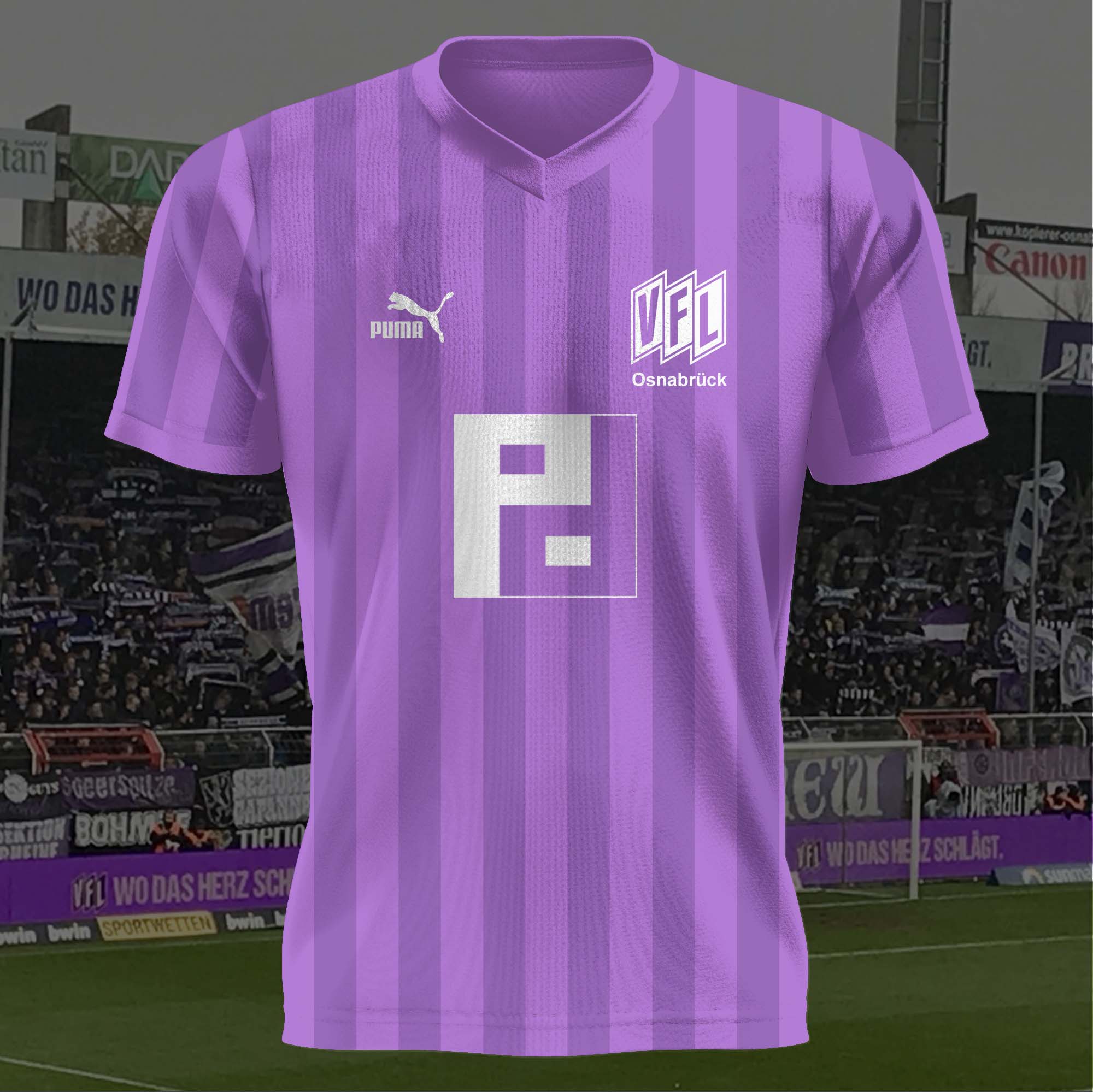 VfL OsnabrÃ¼ck 1988-89 Home Kit Retro Shirt PT57706