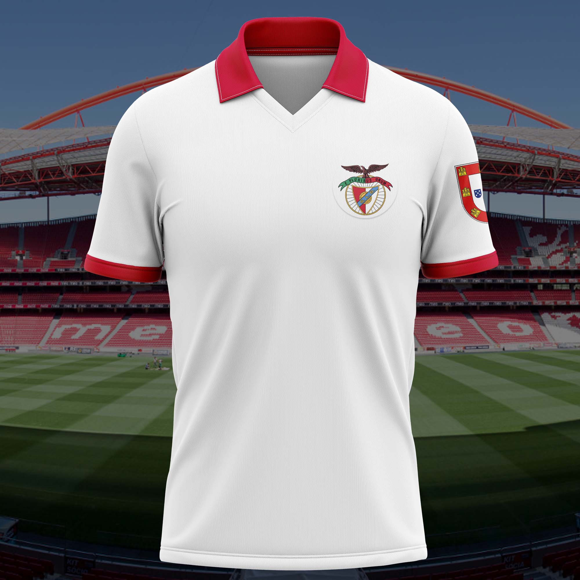 SL Benfica 1960 - 61 Away Kit Retro Shirt PT57767