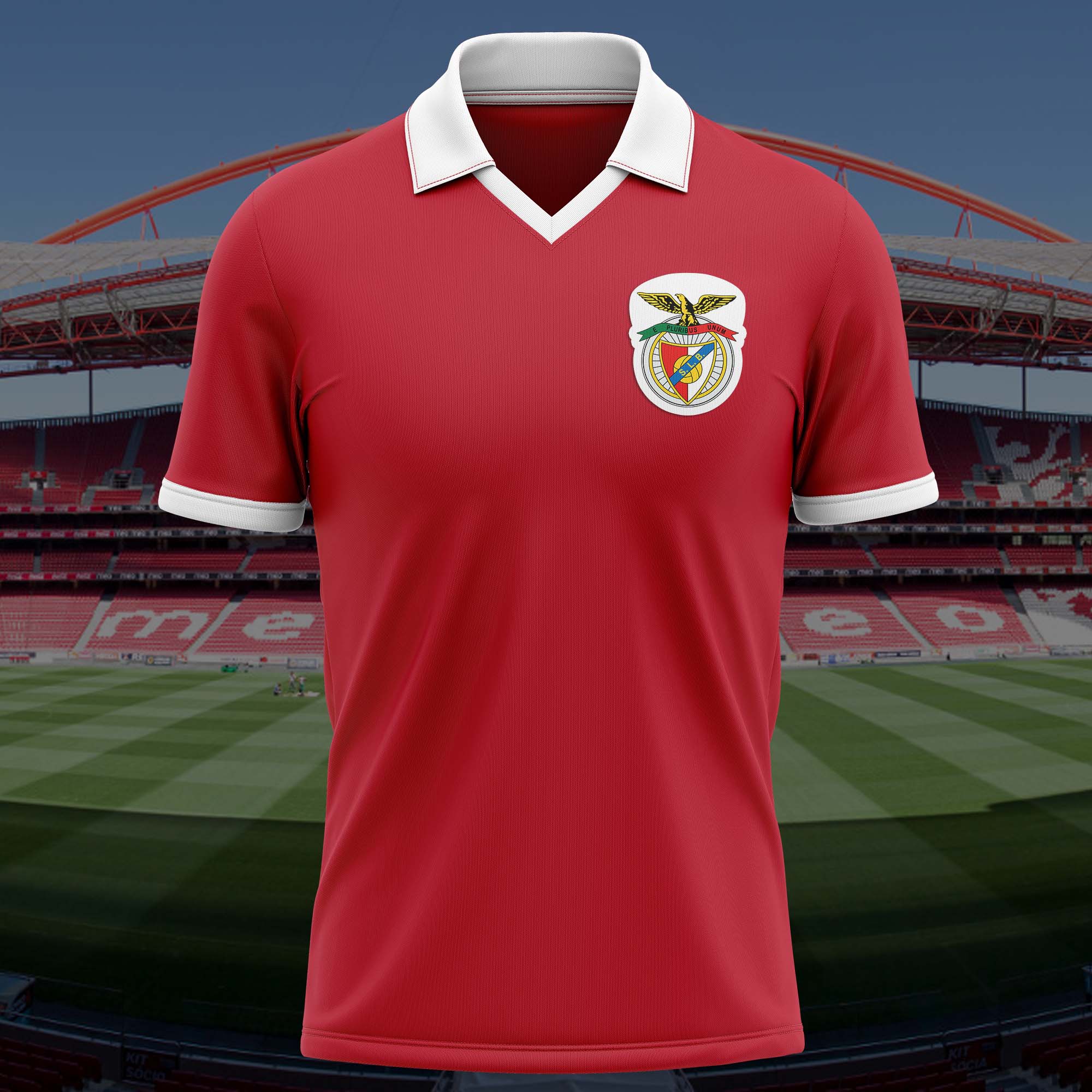 SL Benfica 1960 - 61 Home Kit Retro Shirt PT57768