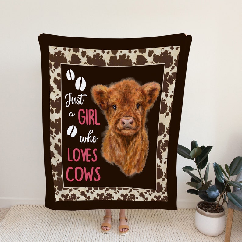 Cow Farm Lover’s Blanket, Gift For Cow Lover’s , Blanket For Family, Farm Gift, Blanket for Girl, Blankets for girls and boys, Cow Blanket