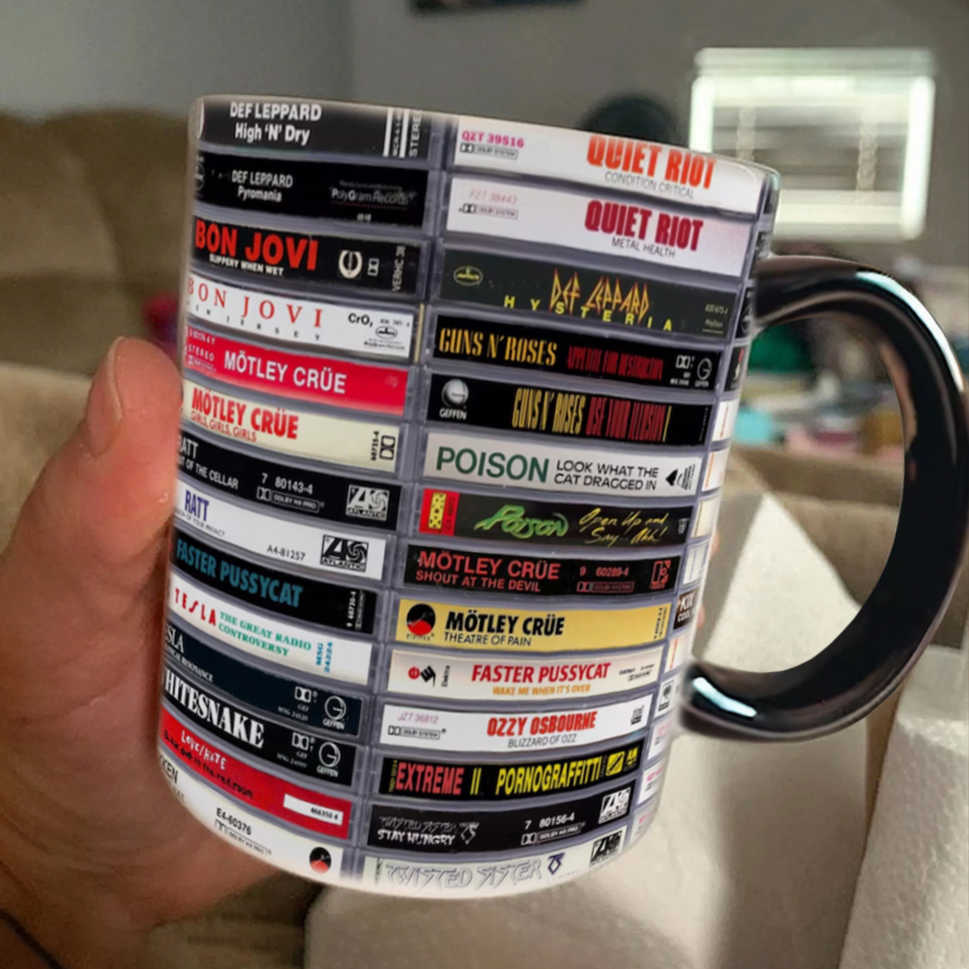 Metal Heavy Metal Kings Classic Tapes Accent Coffee Mugs