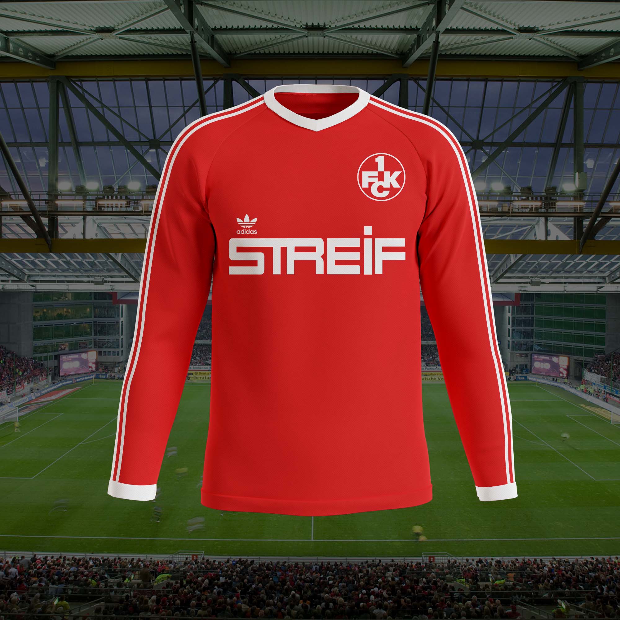 1. FC Kaiserslautern 1979-80 Home Retro Long Sleeve PT57819