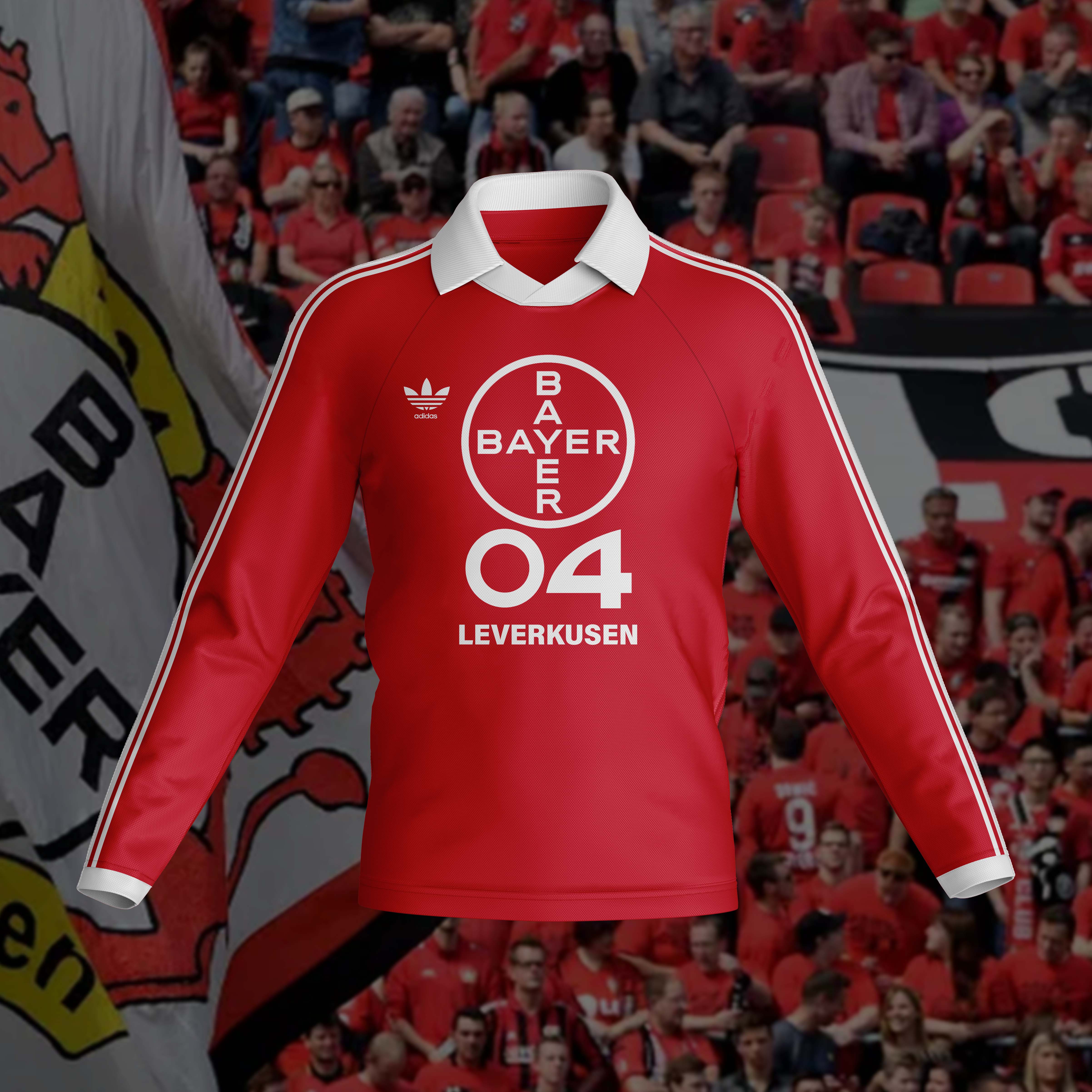 Bayer 04 Leverkusen 1979-80 Home Retro Long Sleeve PT57805