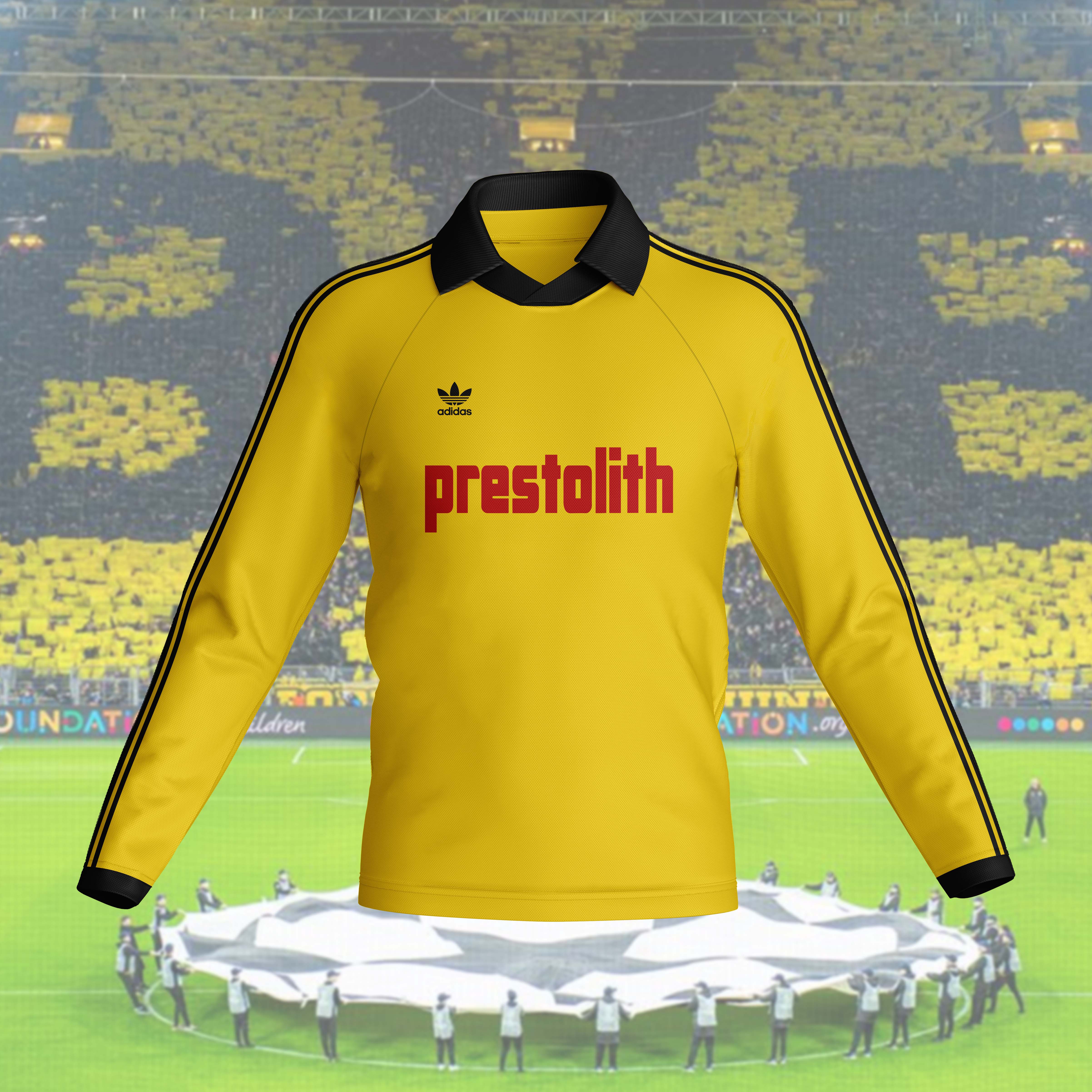 Borussia Dortmund 1979-80 Home Retro Long Sleeve PT57807