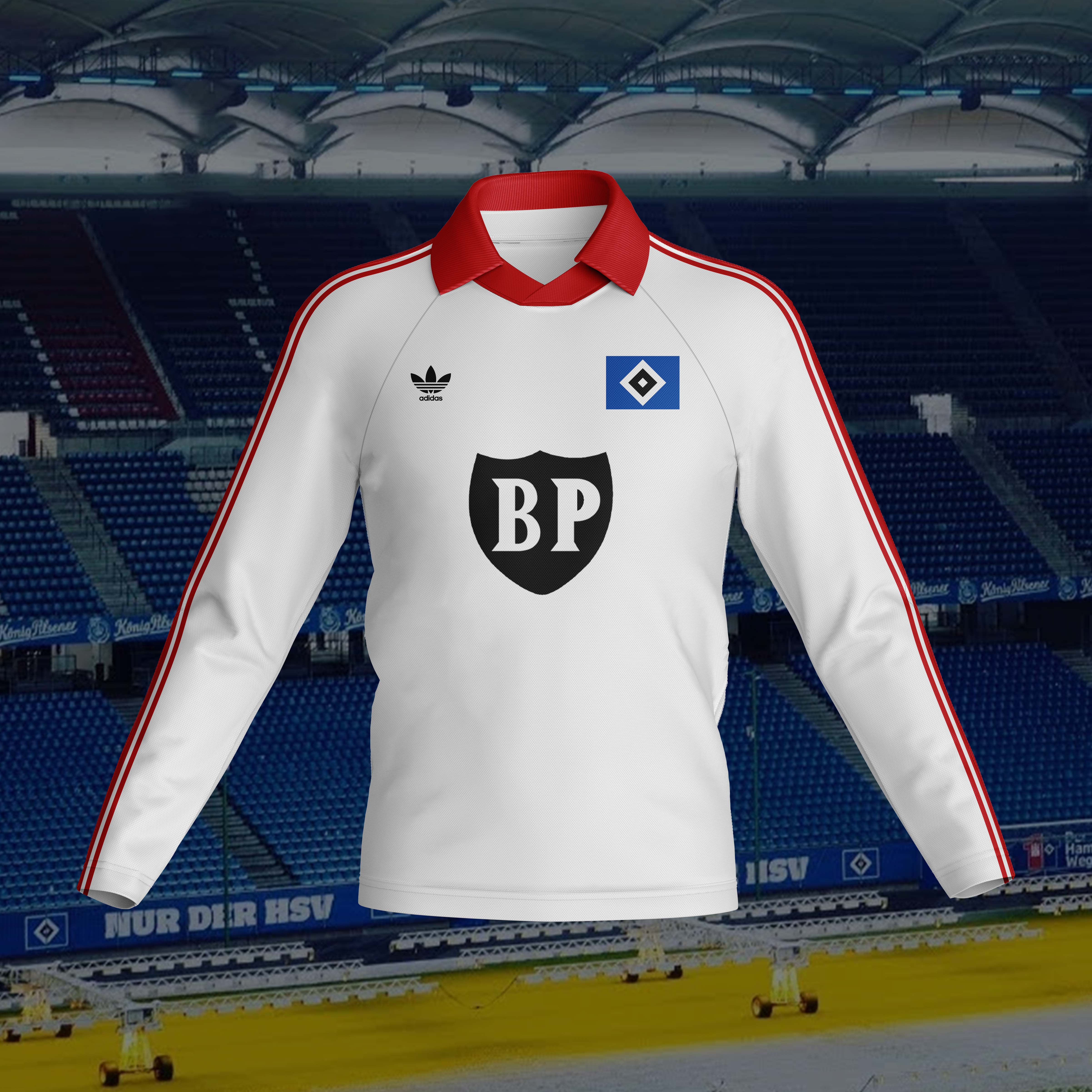 Hamburger SV 1979-80 Home Retro Long Sleeve PT57813