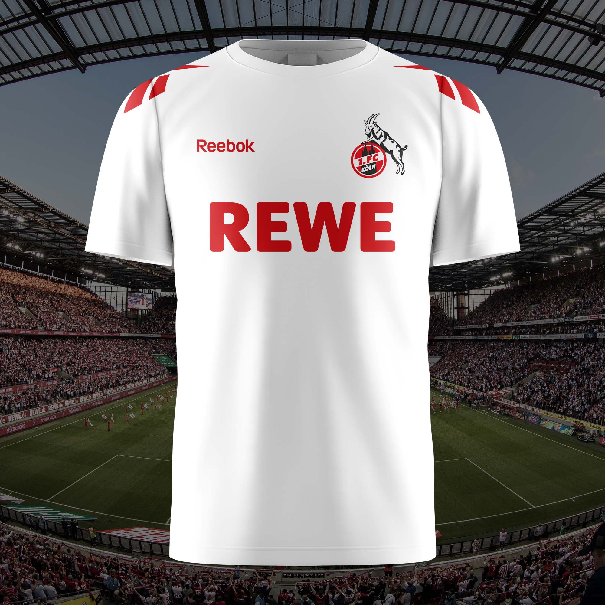 1. FC Köln 2011-12 Home Kit Retro Shirt PT57875