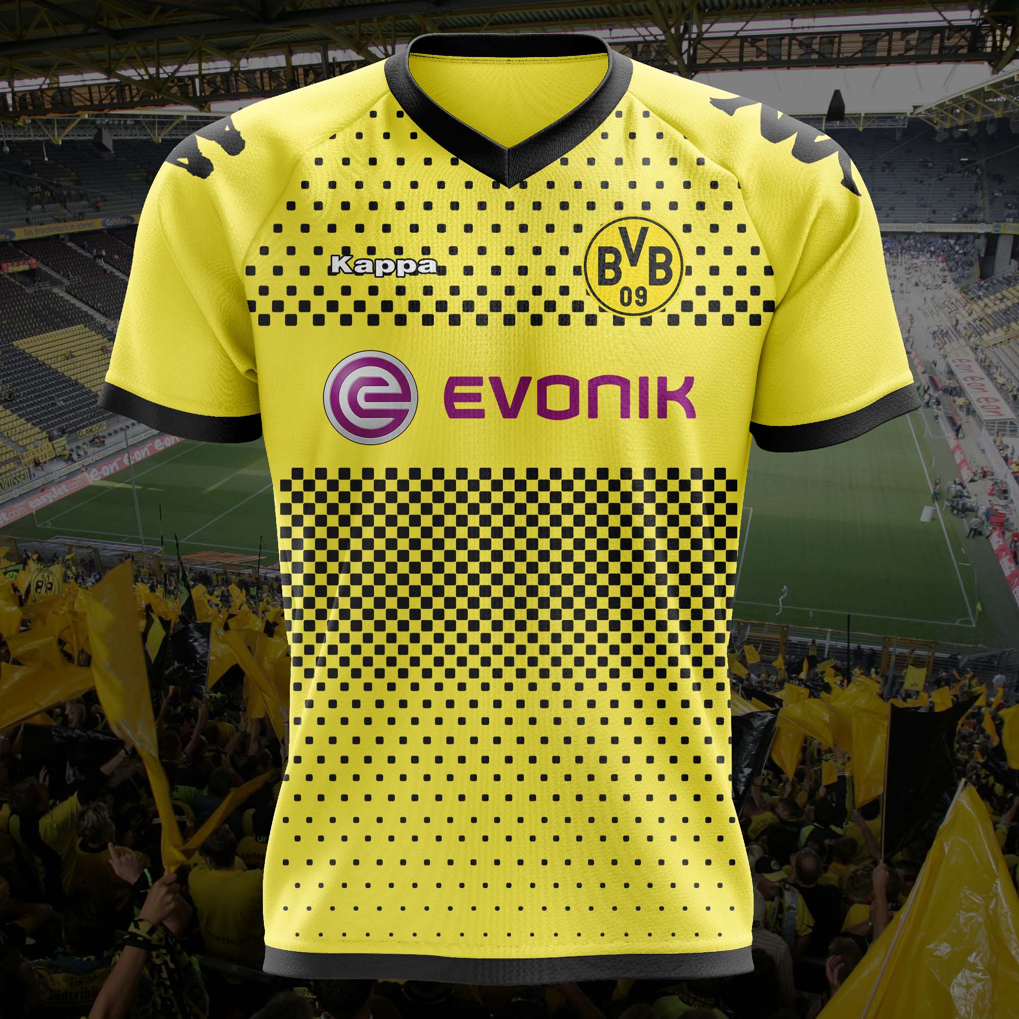 Borussia Dortmund 2011-12 Home Kit Retro Shirt PT57878