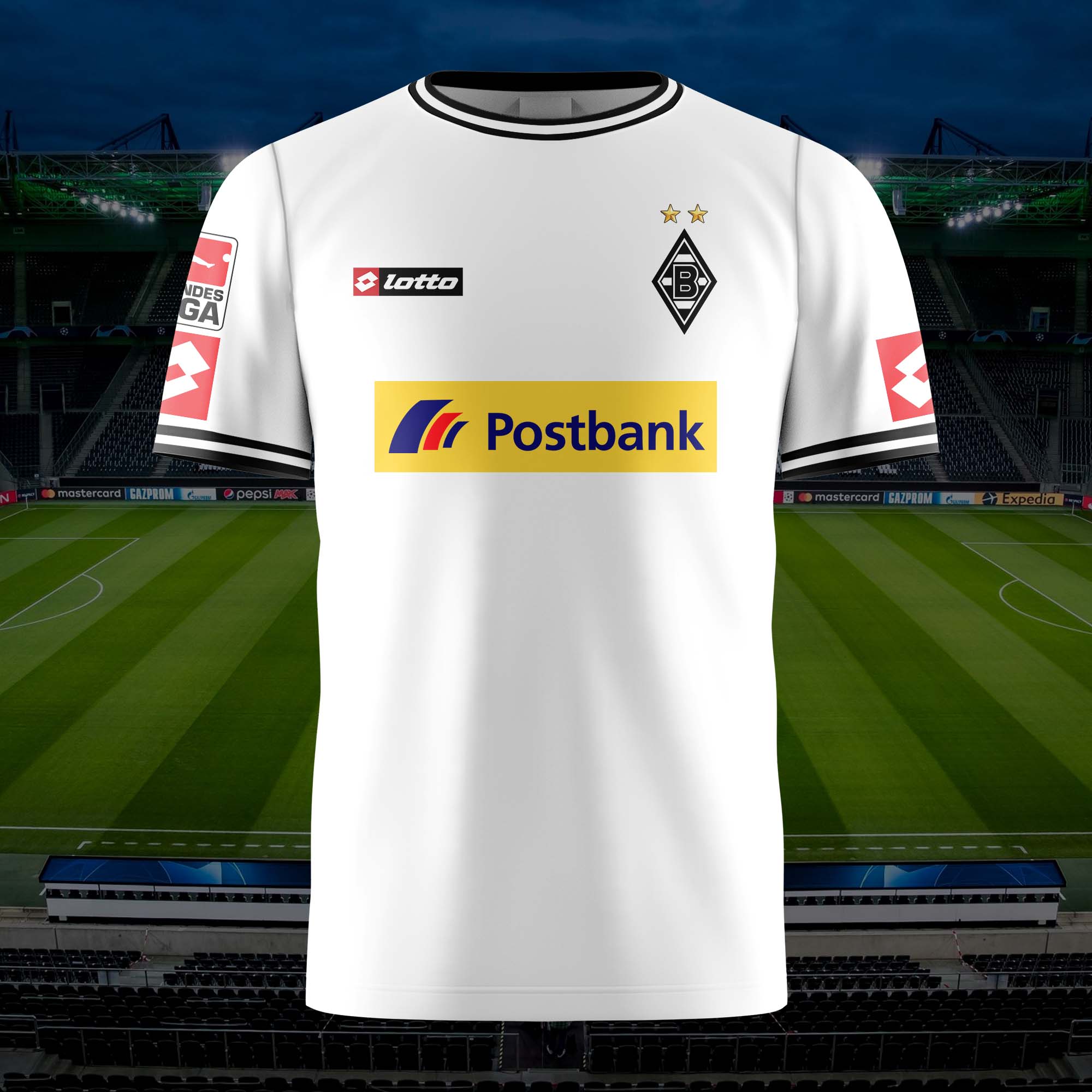 Borussia Mönchengladbach 2011-12 Home Kit Retro Shirt PT57879