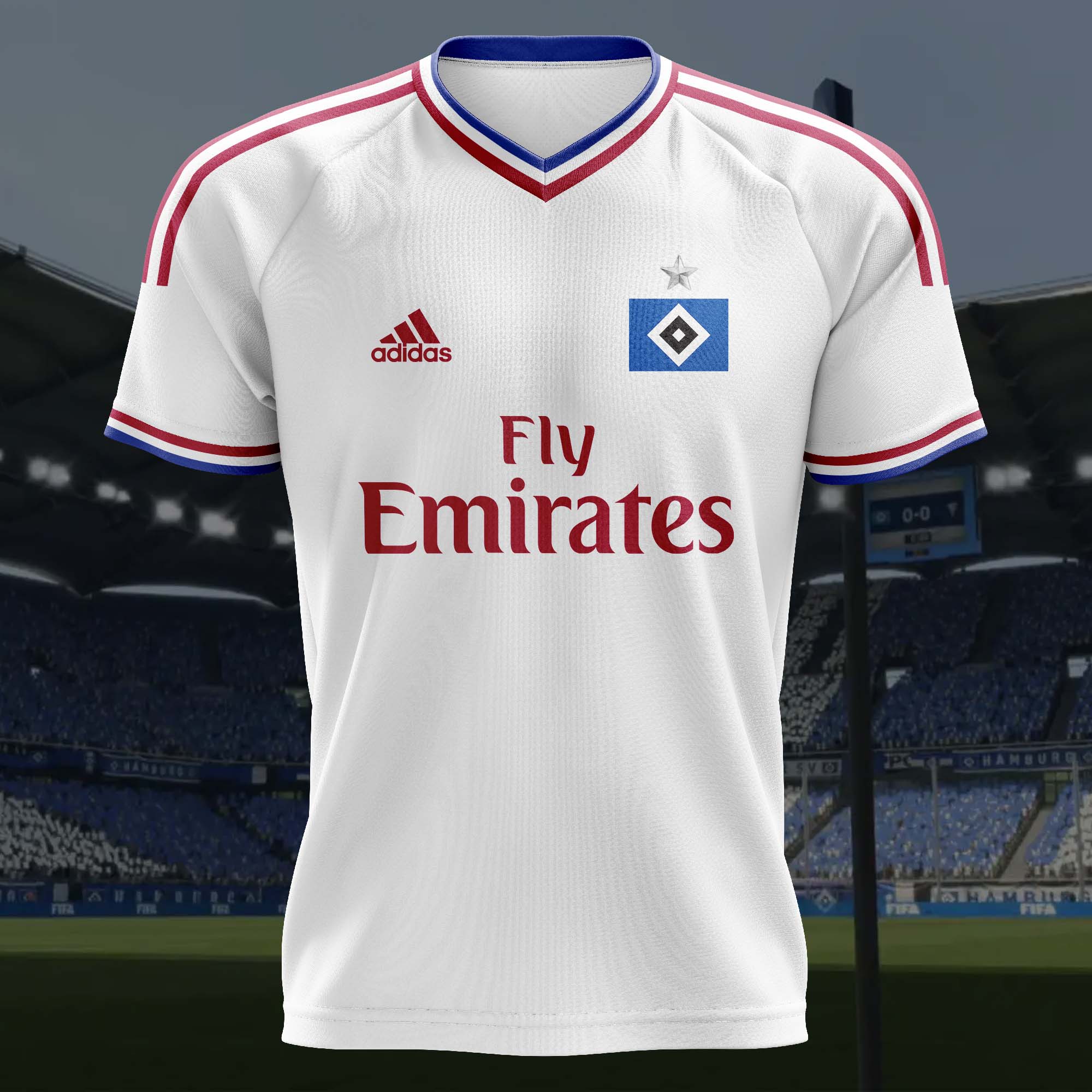 Hamburger SV 2011-12 Home Kit Retro Shirt PT57881