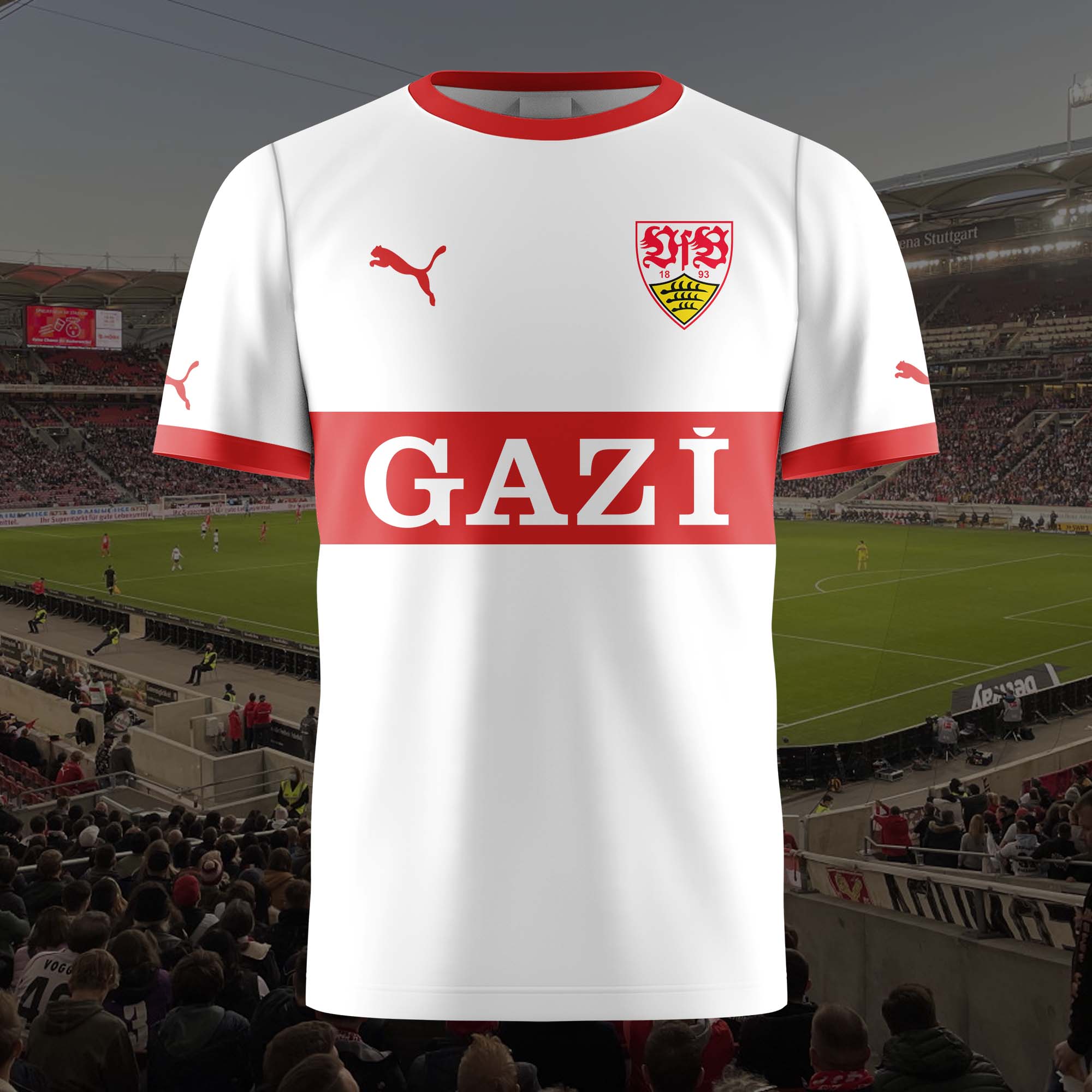 VfB Stuttgart 2011-12 Home Kit Retro Shirt PT57889