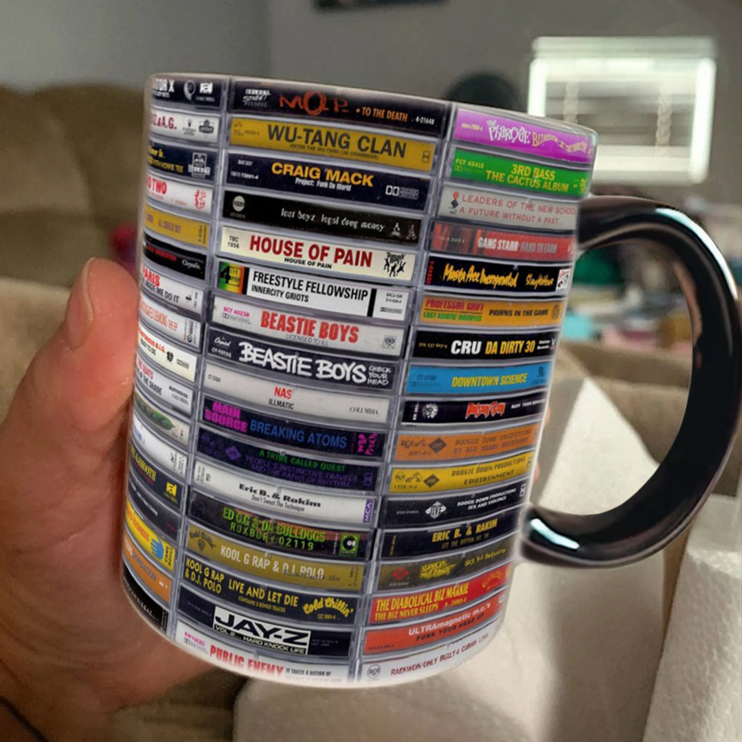 Picture of Classic 80’s & 90’s Hip Hop Tapes Cassette Accent Mug