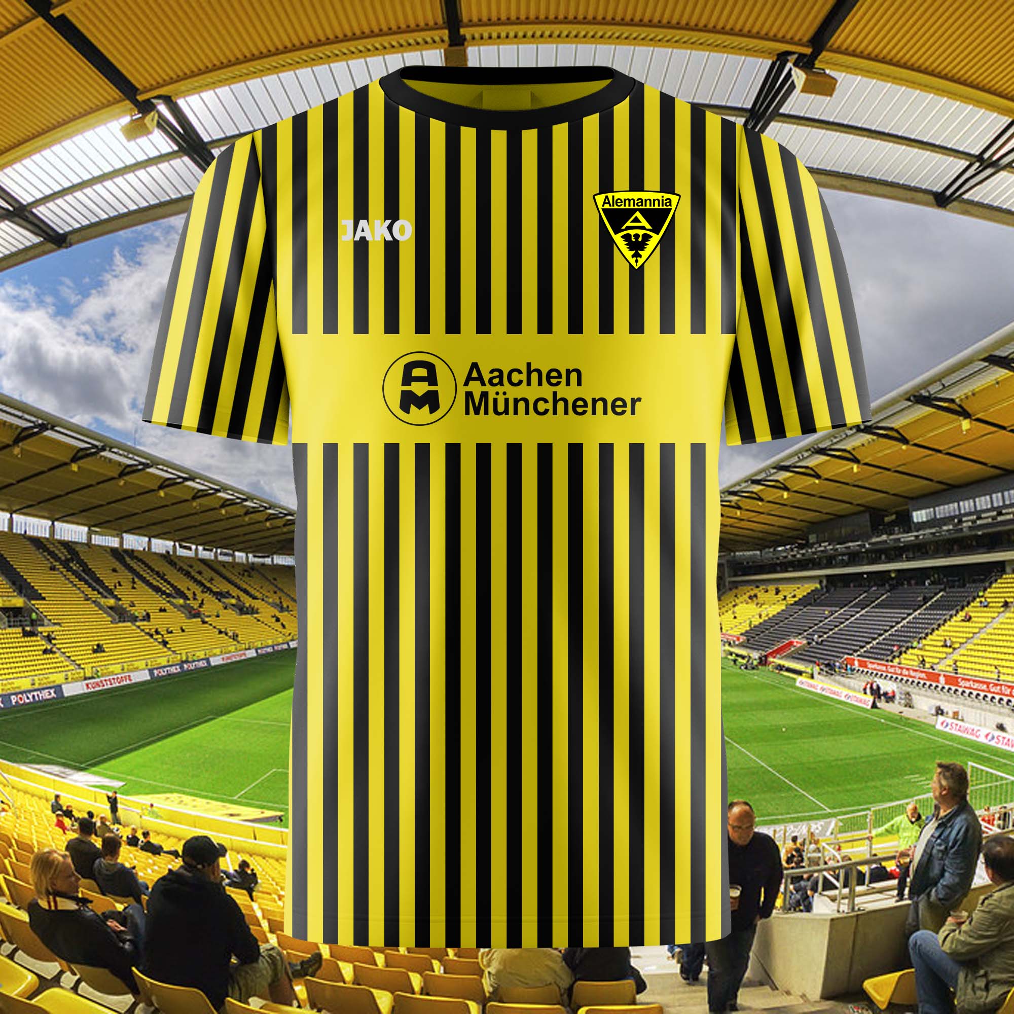 Alemannia Aachen 2008-09 Home Kit Retro Shirt PT57911