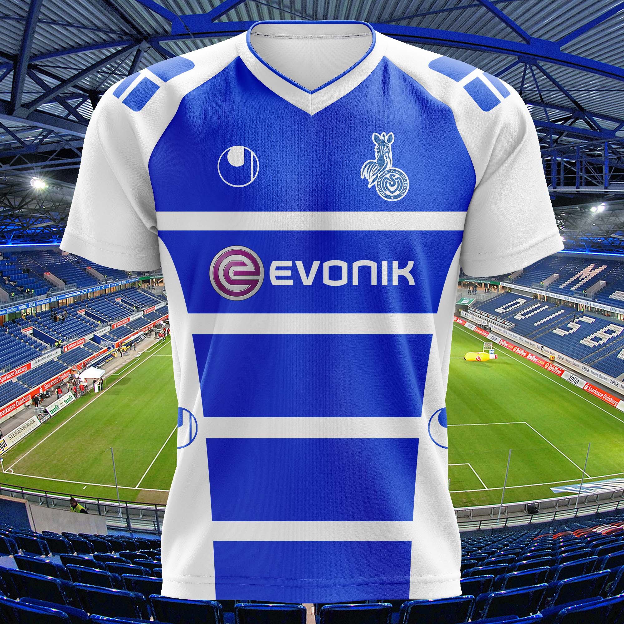 Duisburg 2008-09 Home Kit Retro Shirt PT57912