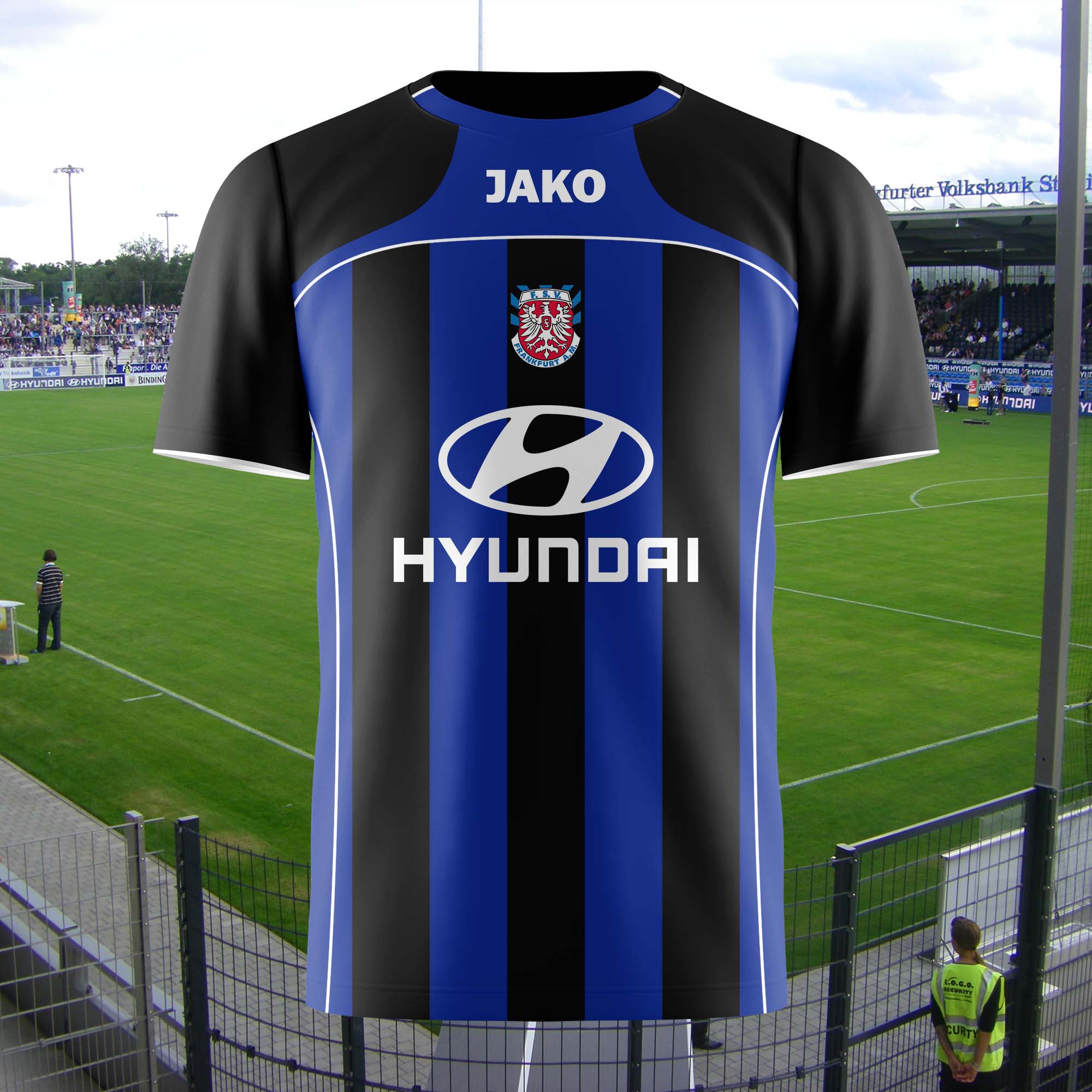 FSV Frankfurt 2008-09 Home Kit Retro Shirt PT57915