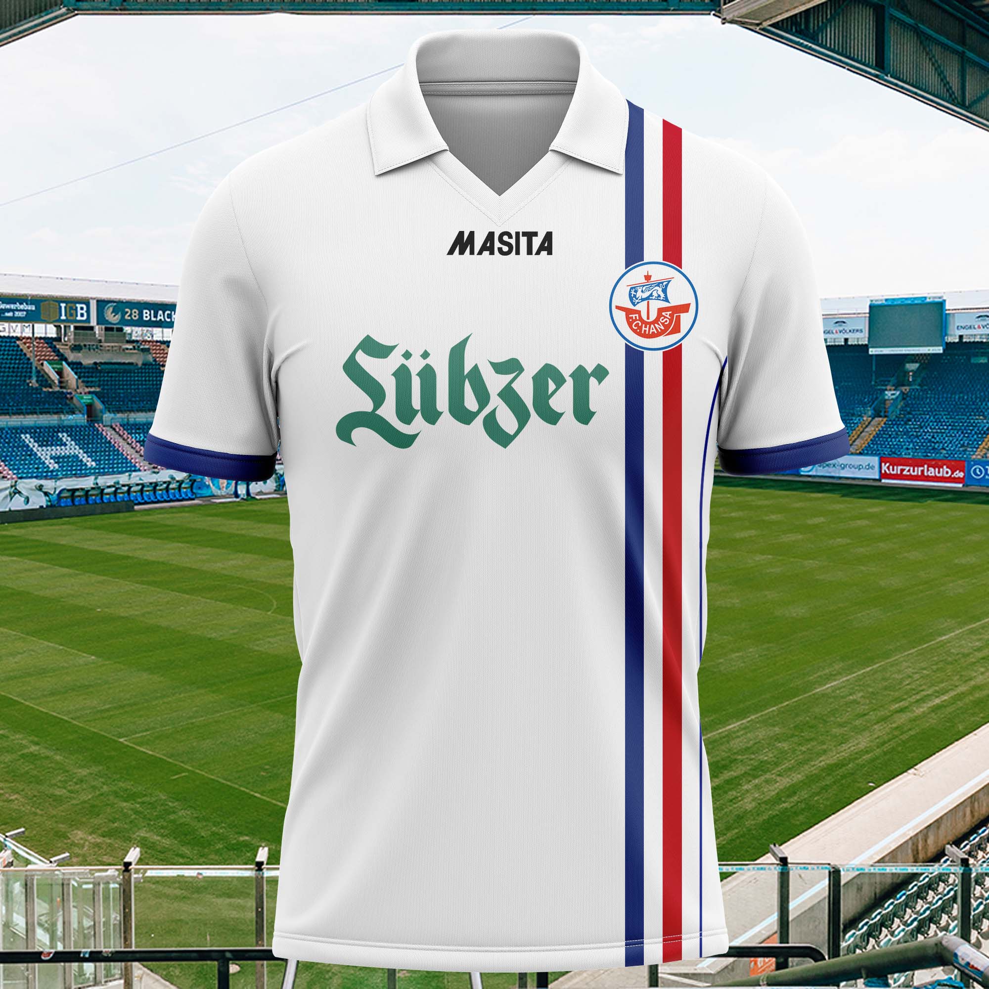 Hansa Rostock 2008-09 Home Kit Retro Shirt PT57917