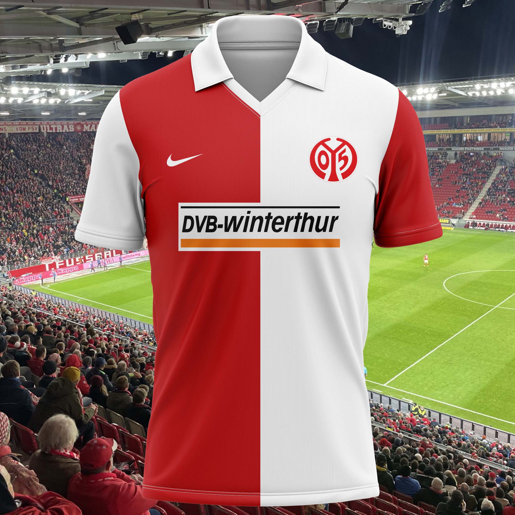 Mainz 2008-09 Home Kit Retro Shirt PT57918