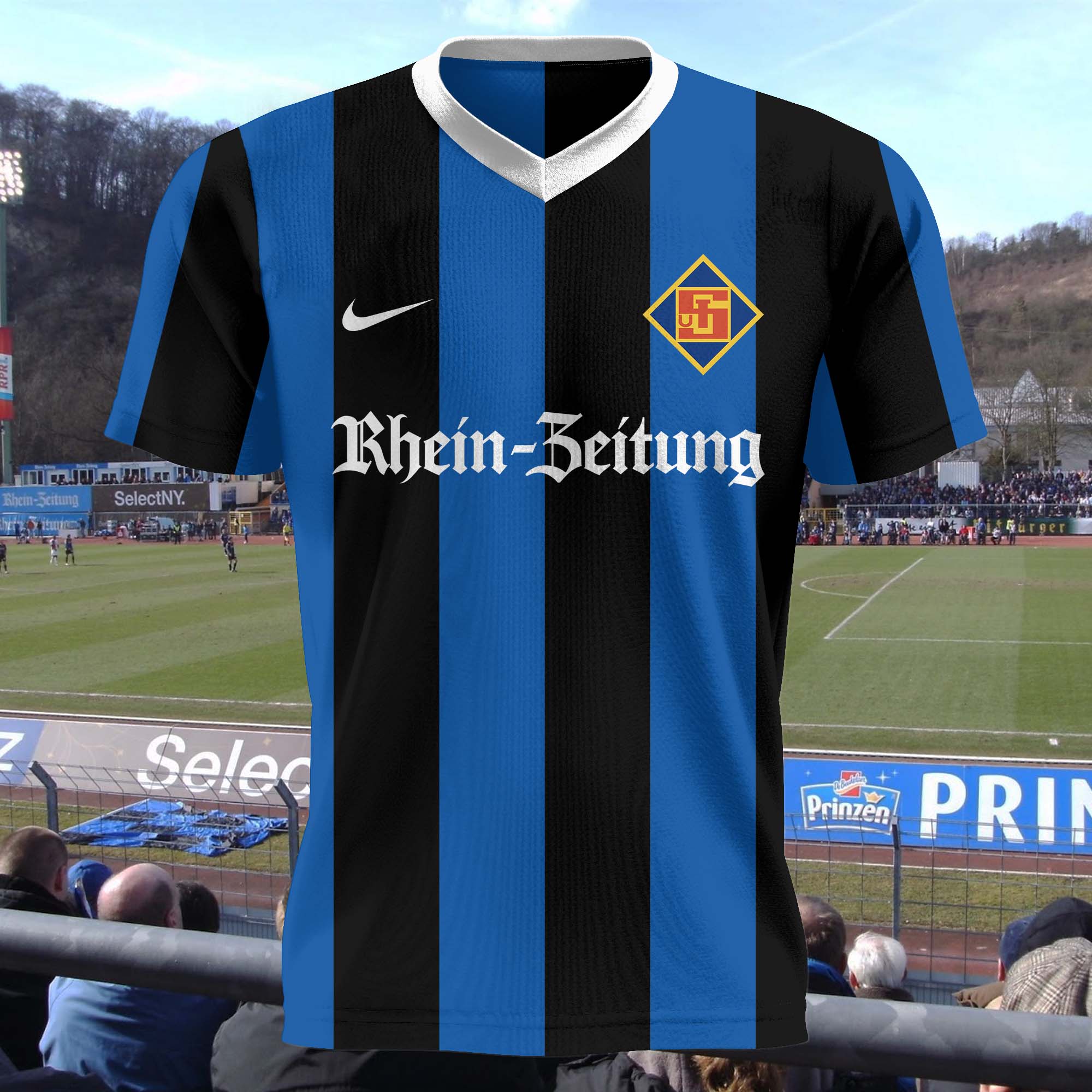 TuS Koblenz 2008-09 Home Kit Retro Shirt PT57925