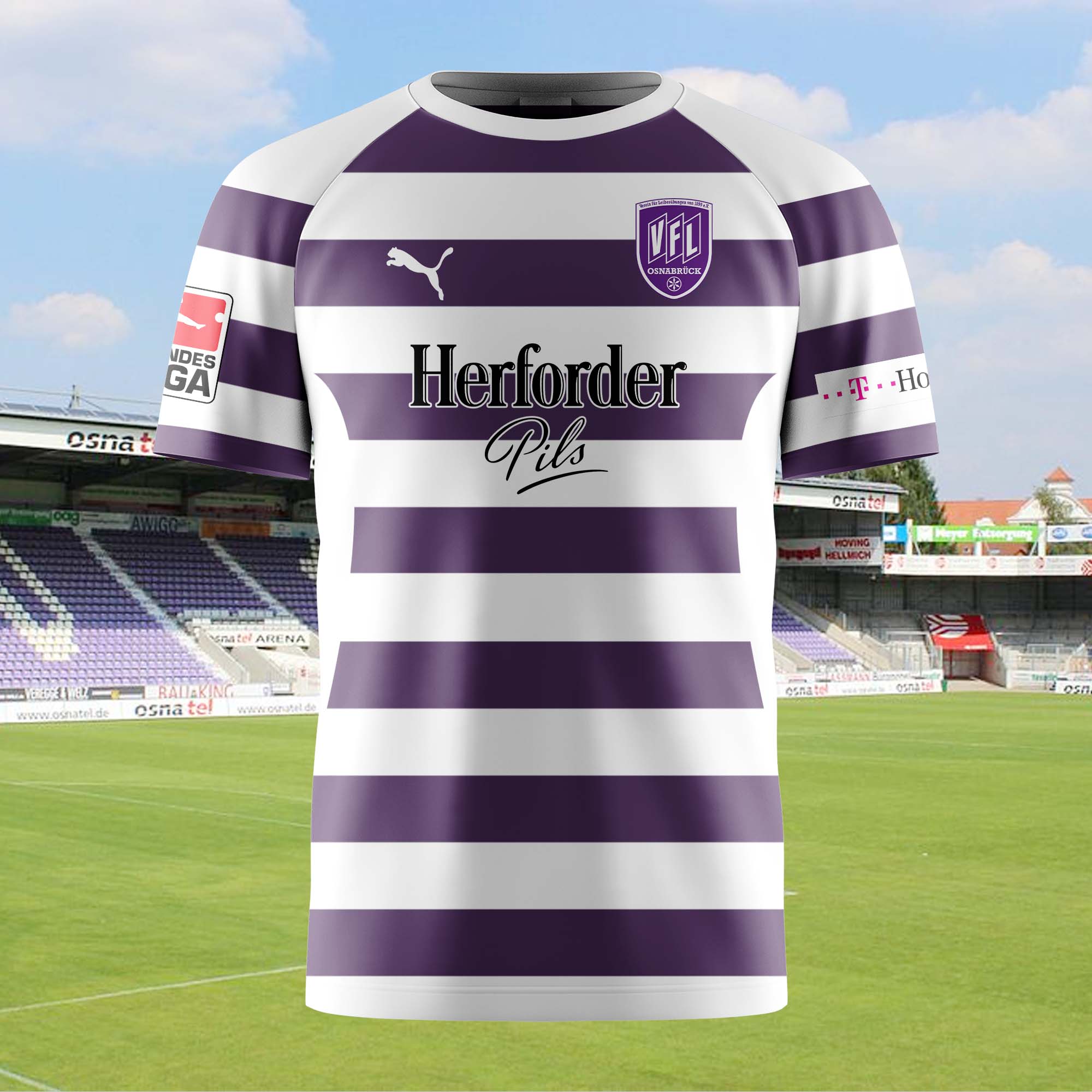 VfL Osnabrück 2008-09 Home Kit Retro Shirt PT57926