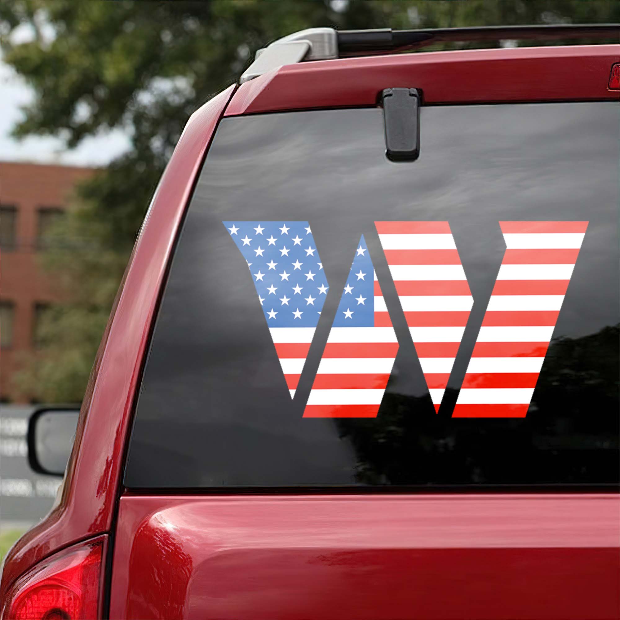 Washington Commanders NFL Team USA Flag Car Decal PT57979