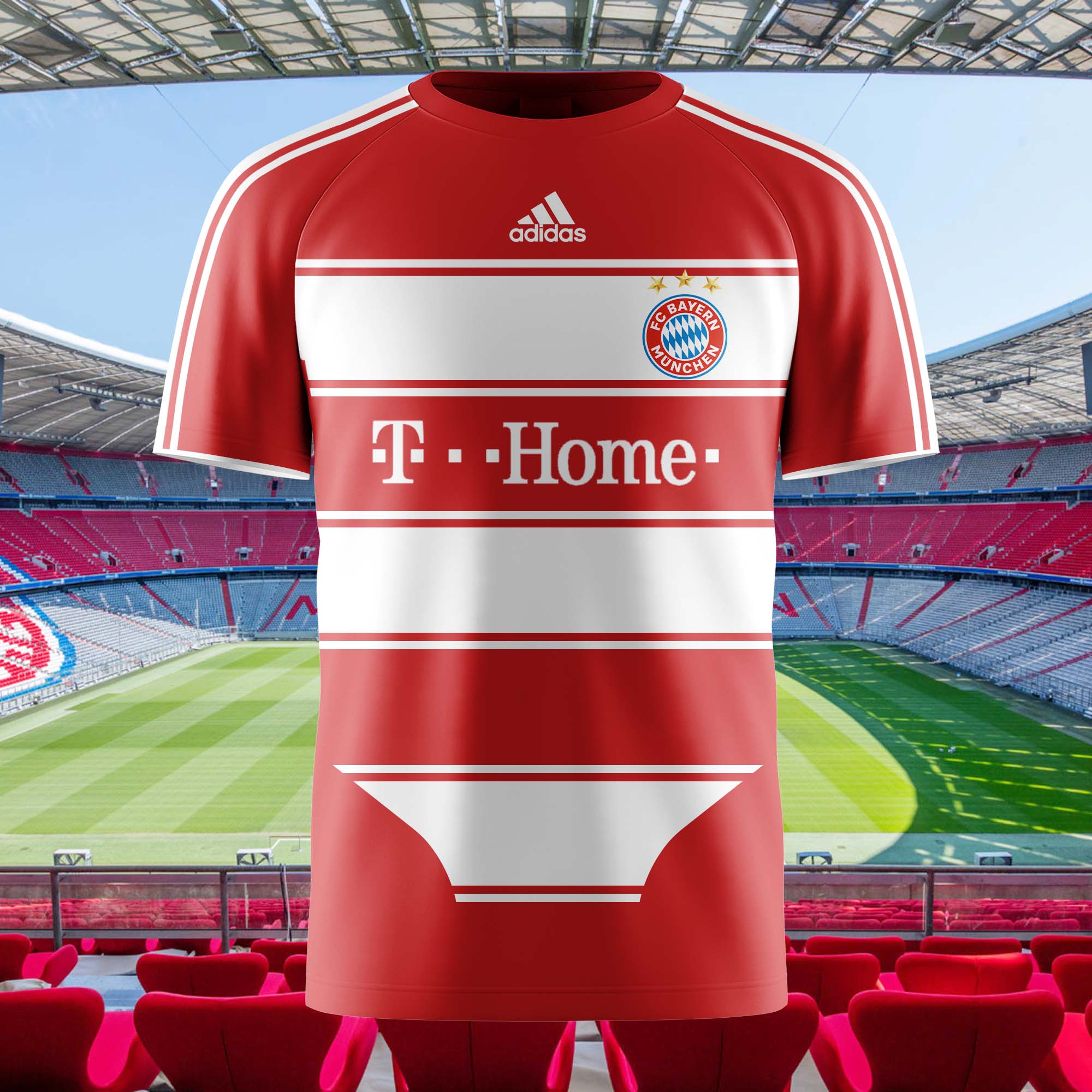 Bayern München 2008-09 Home Kit Retro Shirt PT57992