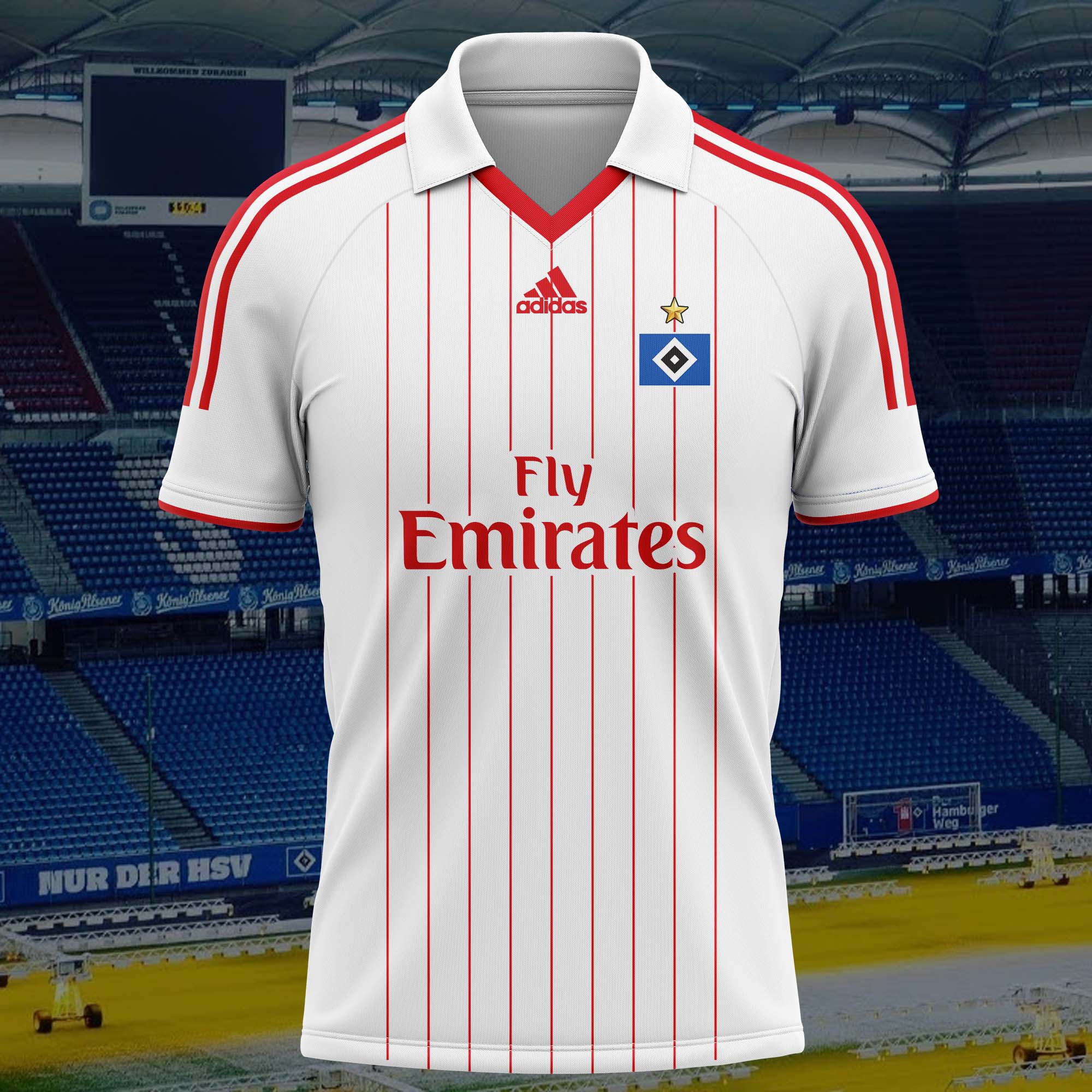 Hamburger SV 2008-09 Home Kit Retro Shirt PT57997