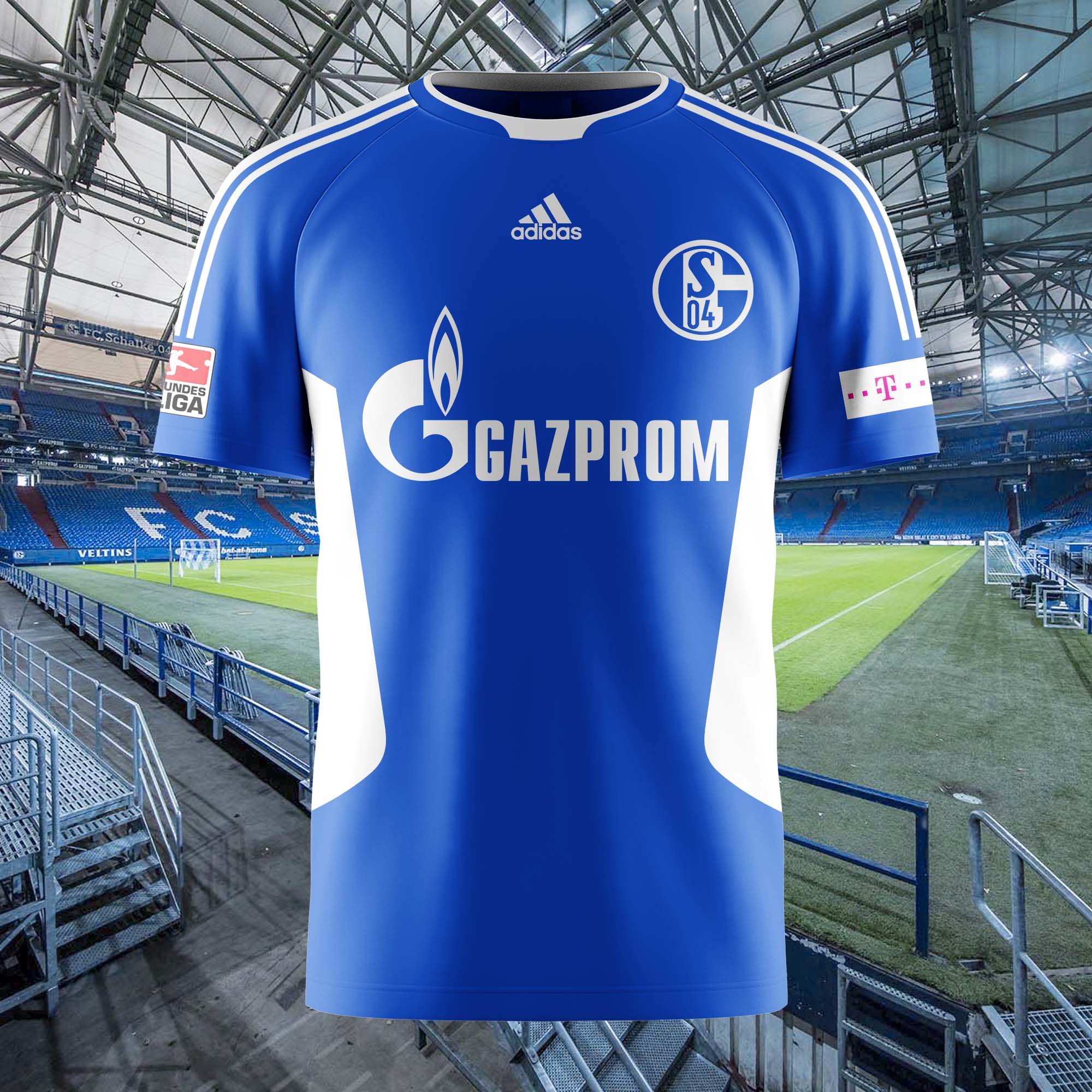 Schalke 04 2008-09 Home Kit Retro Shirt PT58001