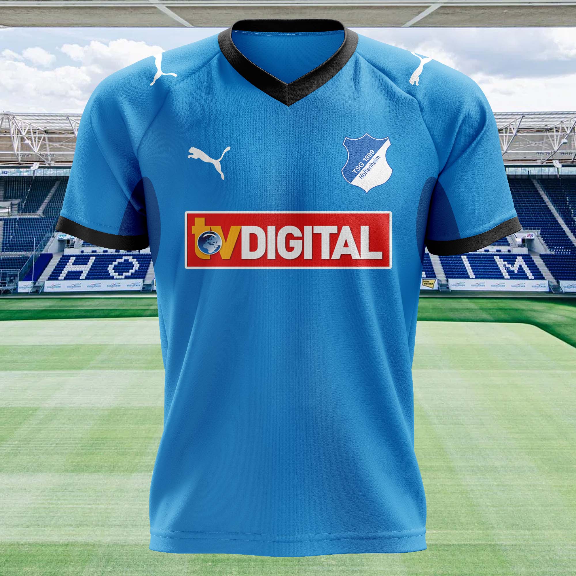 TSG 1899 Hoffenheim 2008-09 Home Kit Retro Shirt PT58002