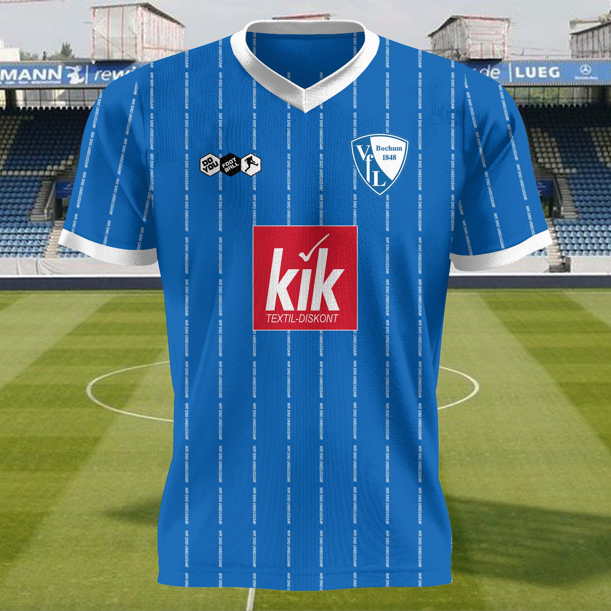 VfL Bochum 2008-09 Home Kit Retro Shirt PT58004