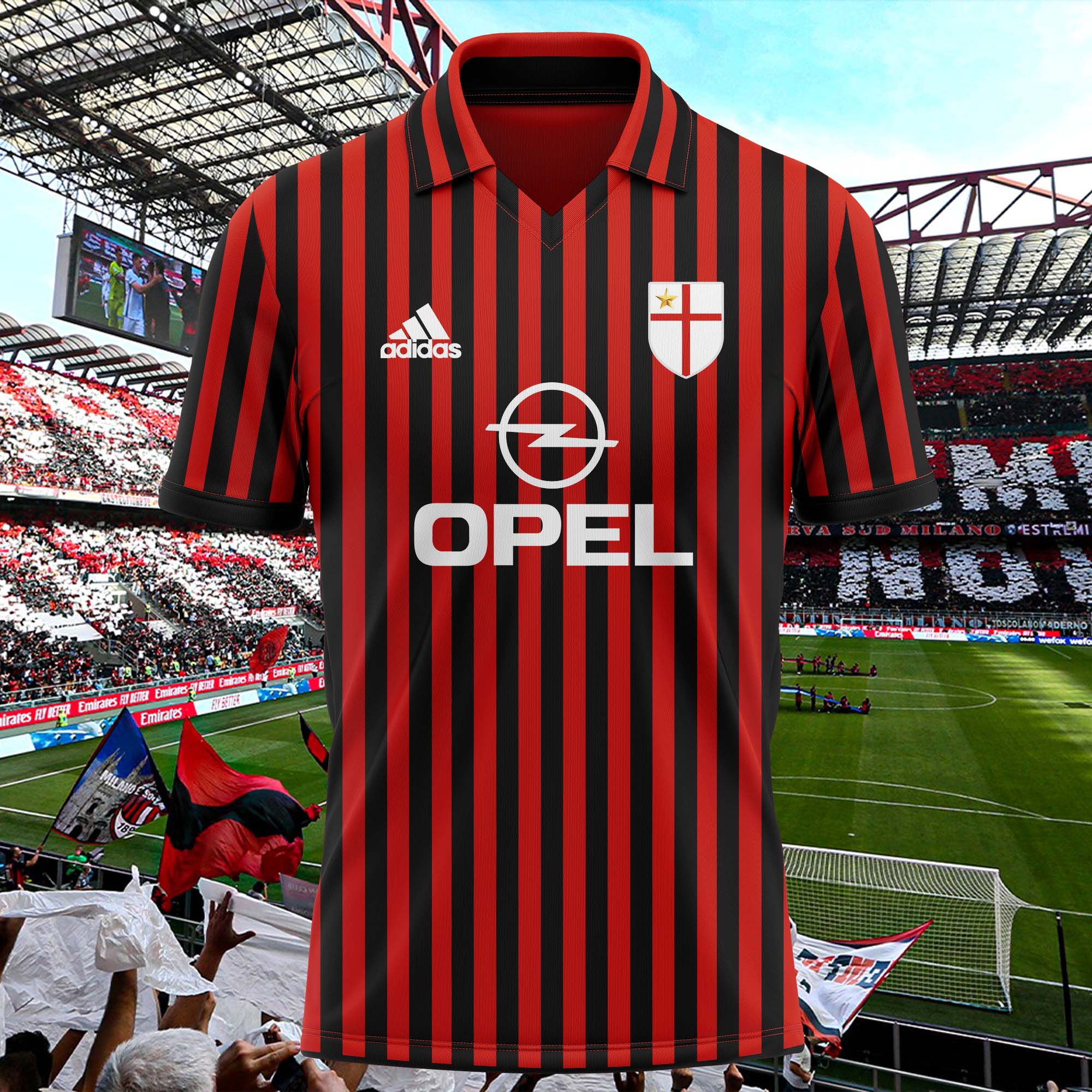 AC Milan 1999-00 Home Kit Retro Shirt PT58020