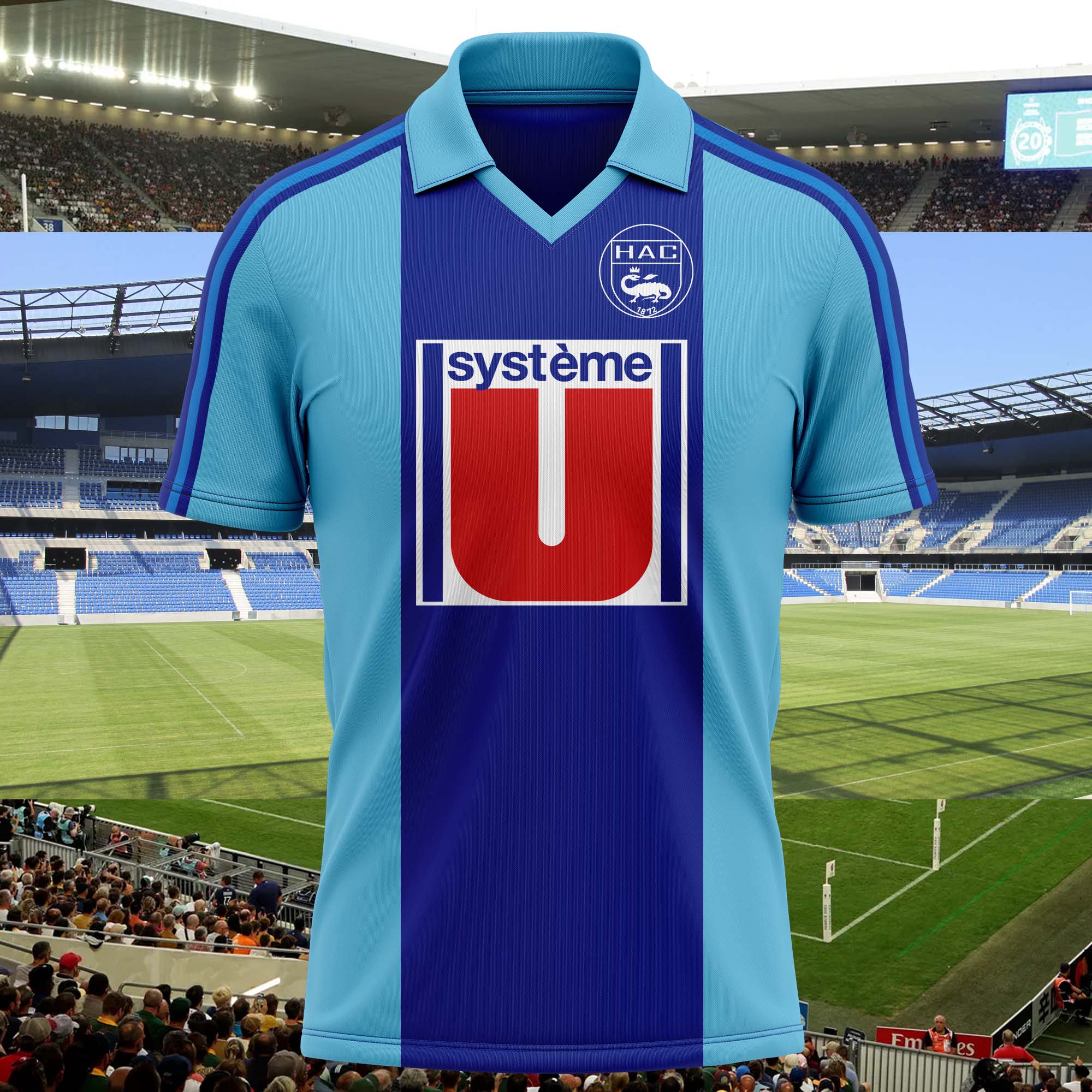 Le Havre 1986-87 Home Kit Retro Shirt PT58034