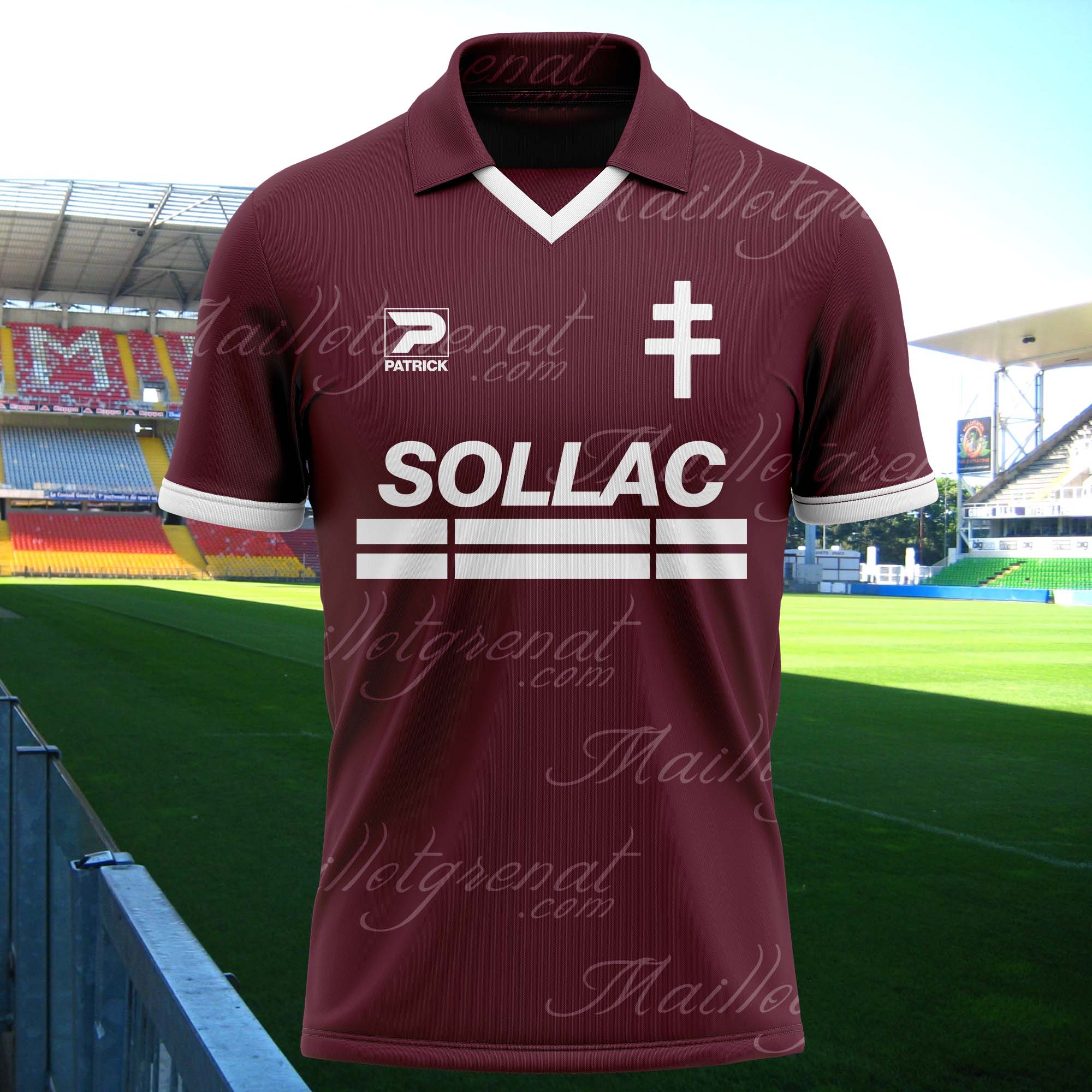 Metz 1986-87 Home Kit Retro Shirt PT58036