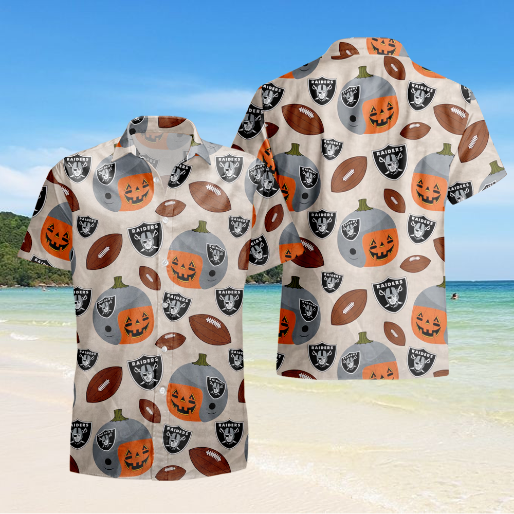 Las Vegas Raiders Pumpkin Helmet Corral Hawaii Shirt PT58051