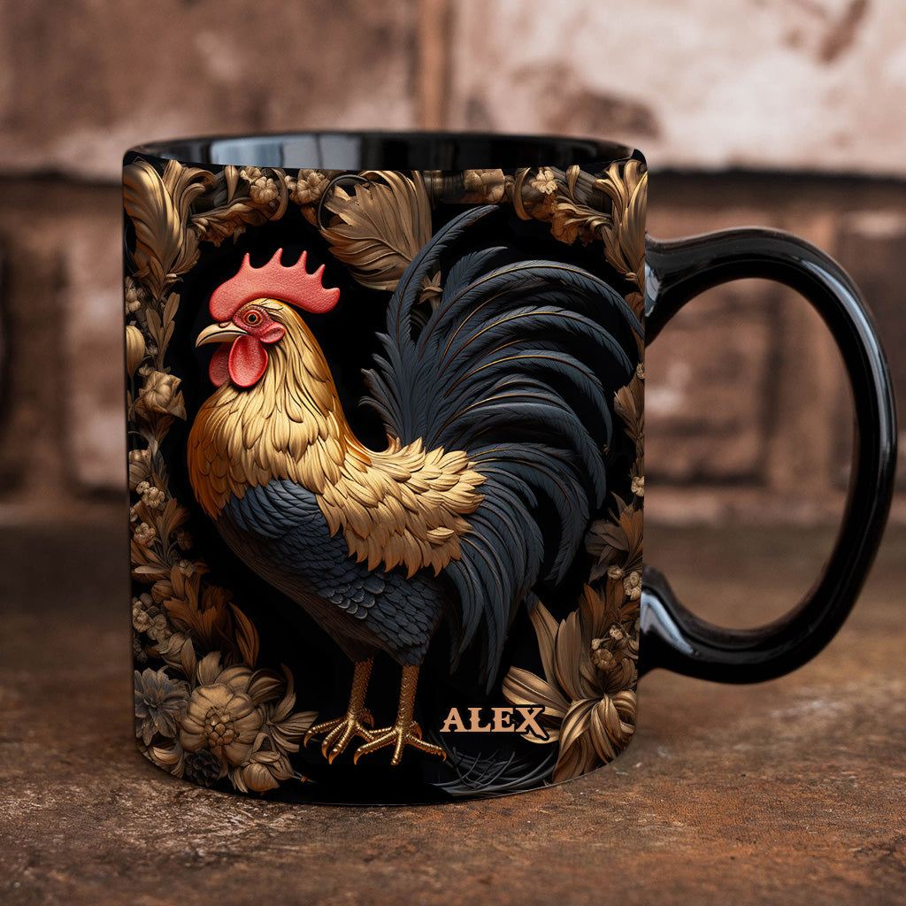 Chicken Rooster – Personalized Chicken Mug – Gift For Chicken Lover’s