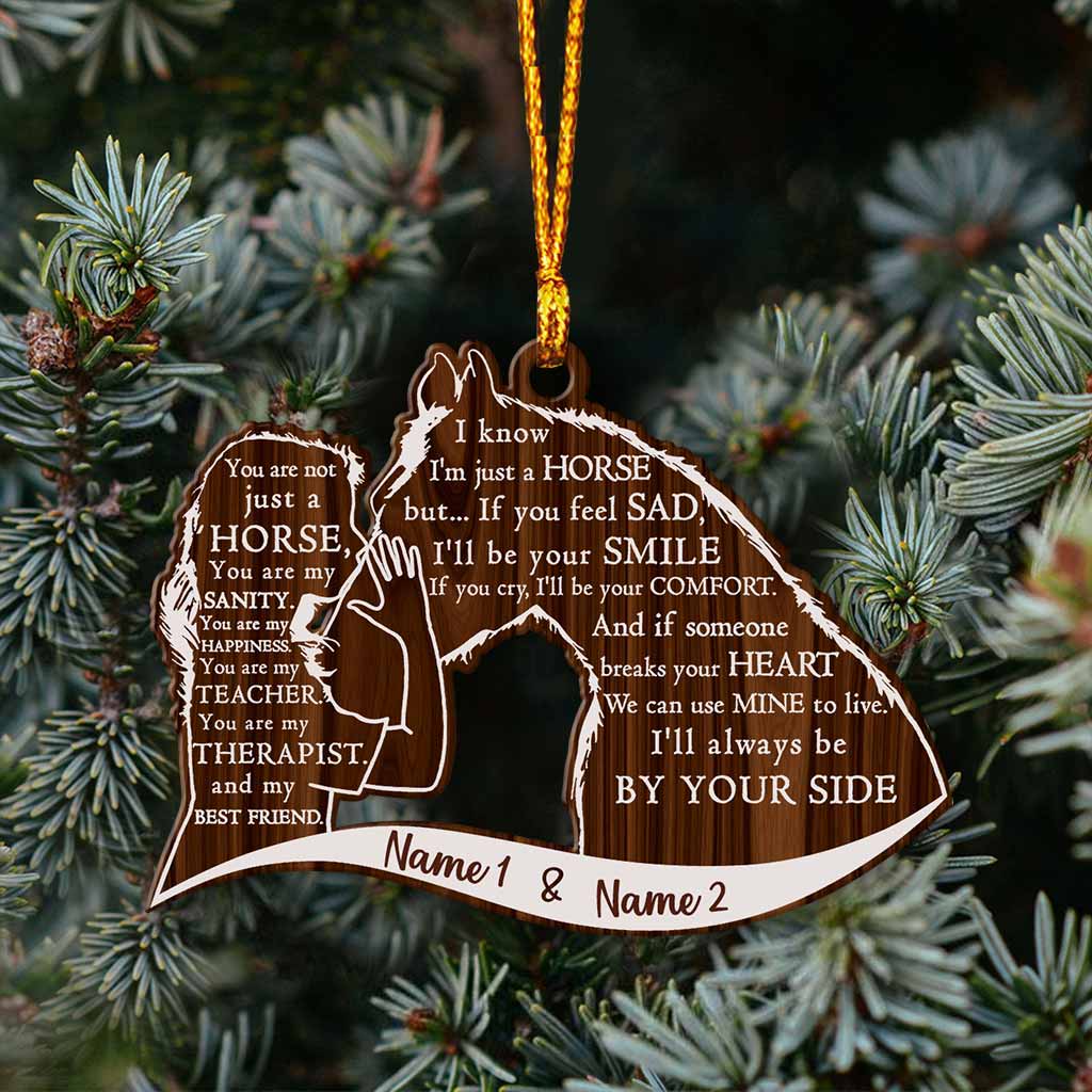 I Know I’m Just A Horse – Personalized Ornament (Printed On Both Sides)