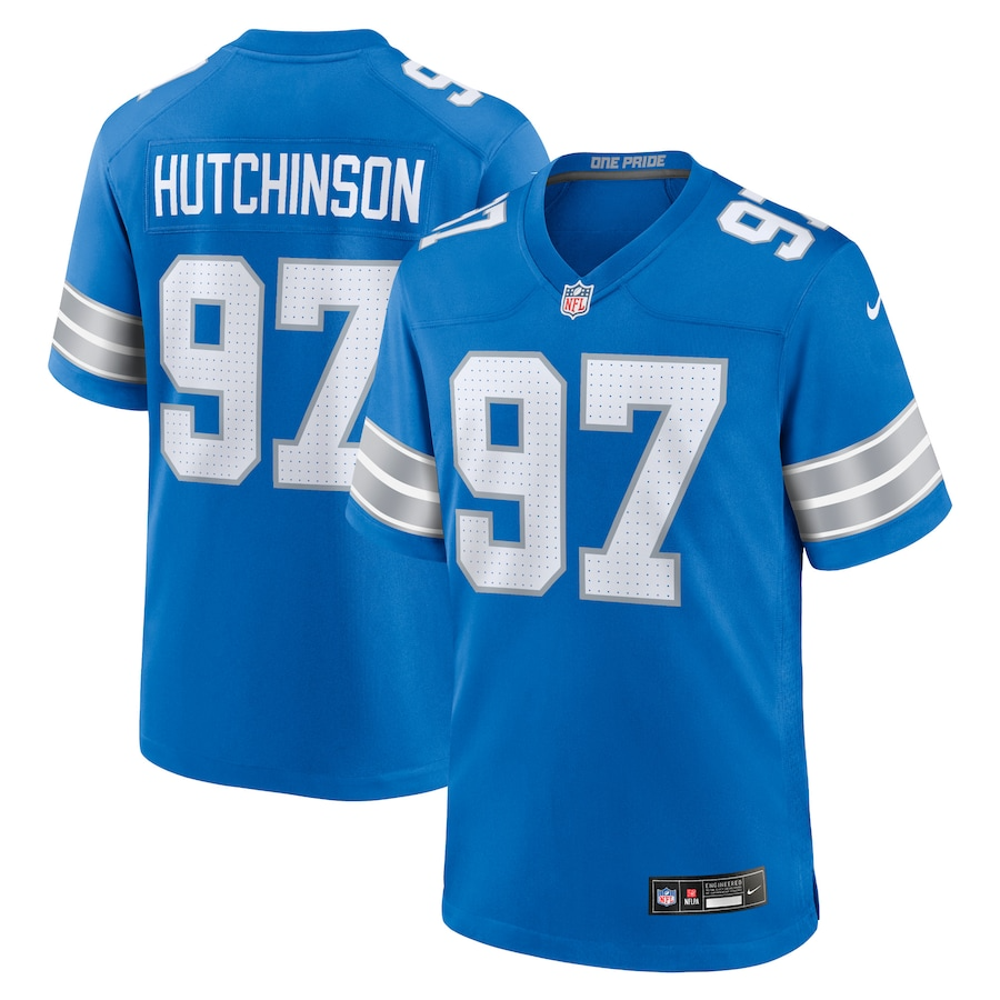 Aidan Hutchinson Detroit Lions Nike Game Jersey - Blue PT58055