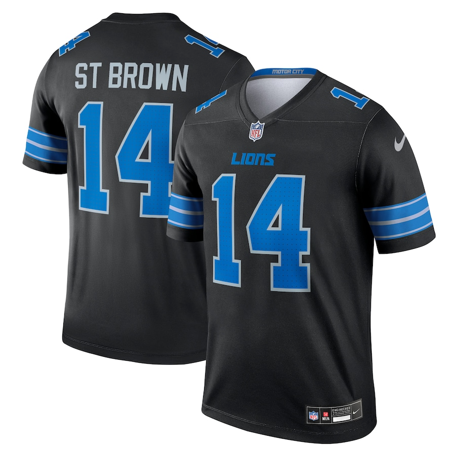 Amon-Ra St. Brown Detroit Lions Nike Legend Jersey - Black PT58060