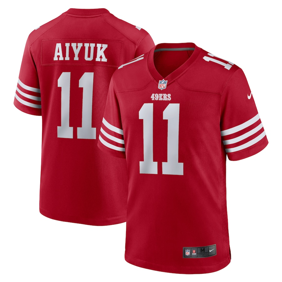 Brandon Aiyuk San Francisco 49ers Nike Team Player Game Jersey - Scarlet PT58064