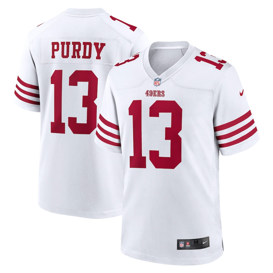 Brock Purdy San Francisco 49ers Nike Game Player Jersey - White PT58067