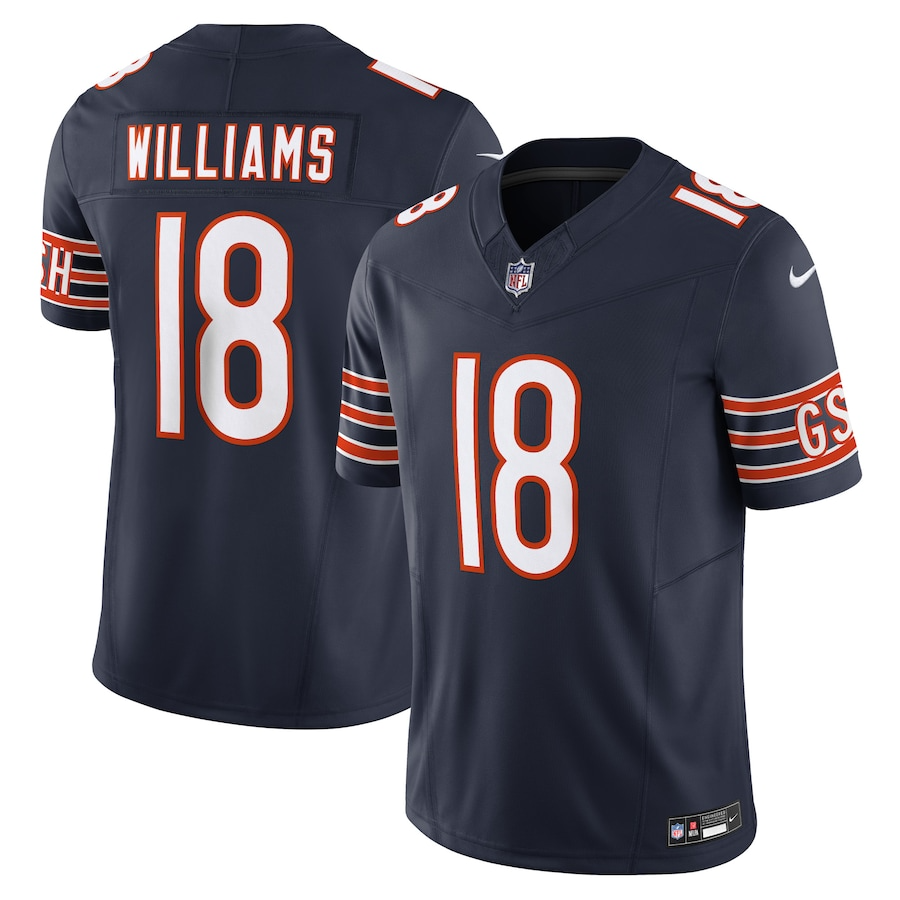 Caleb Williams Chicago Bears Nike Vapor F.U.S.E. Limited Jersey - Navy PT58074