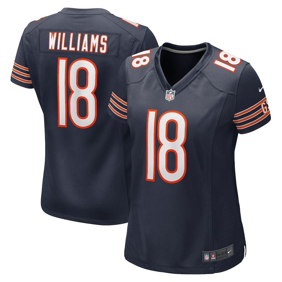 Caleb Williams Chicago Bears Nike Women_s 2024 NFL Draft First Round Pick Player Game Jersey - Navy PT58075