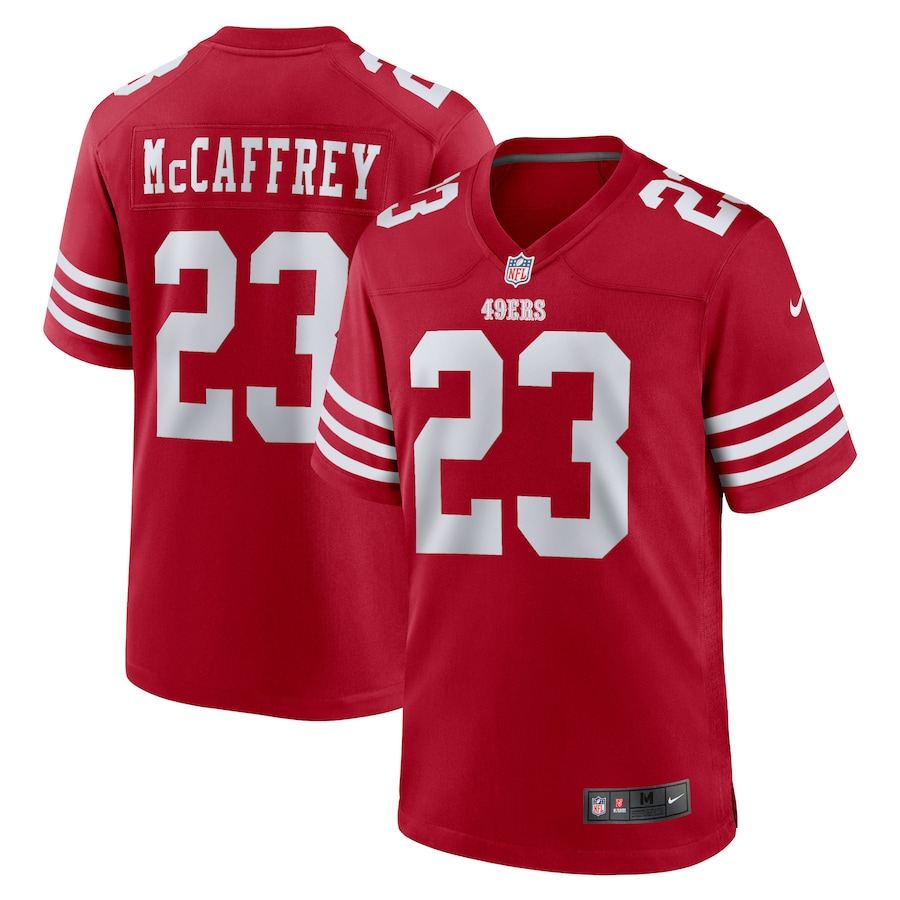 Christian McCaffrey San Francisco 49ers Nike Game Player Jersey - Scarlet PT58083