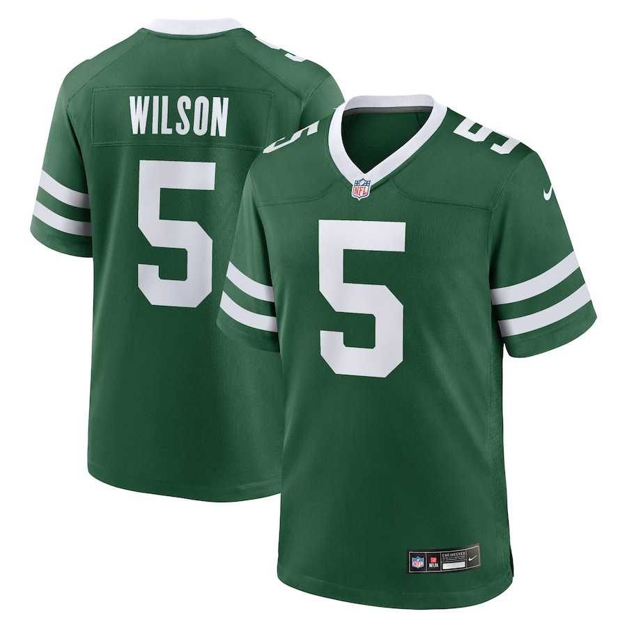 Garrett Wilson New York Jets Nike Game Jersey - Legacy Green PT58097